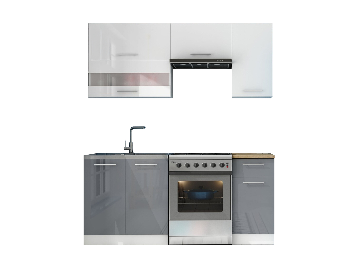 Conjunto de cocina modular Tiffa Mix 100