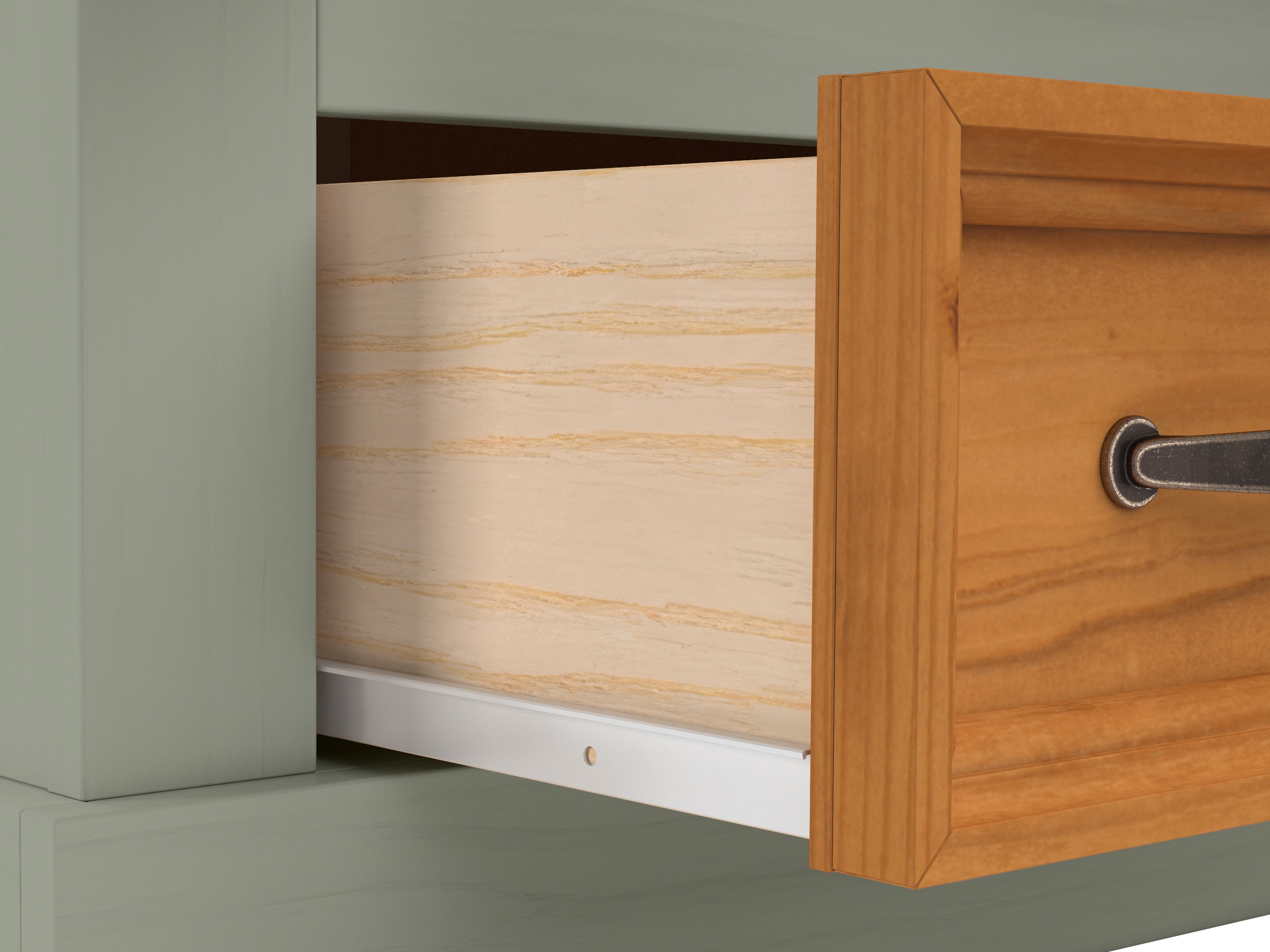 Armario Tolelio 124 (Verde + Pino)