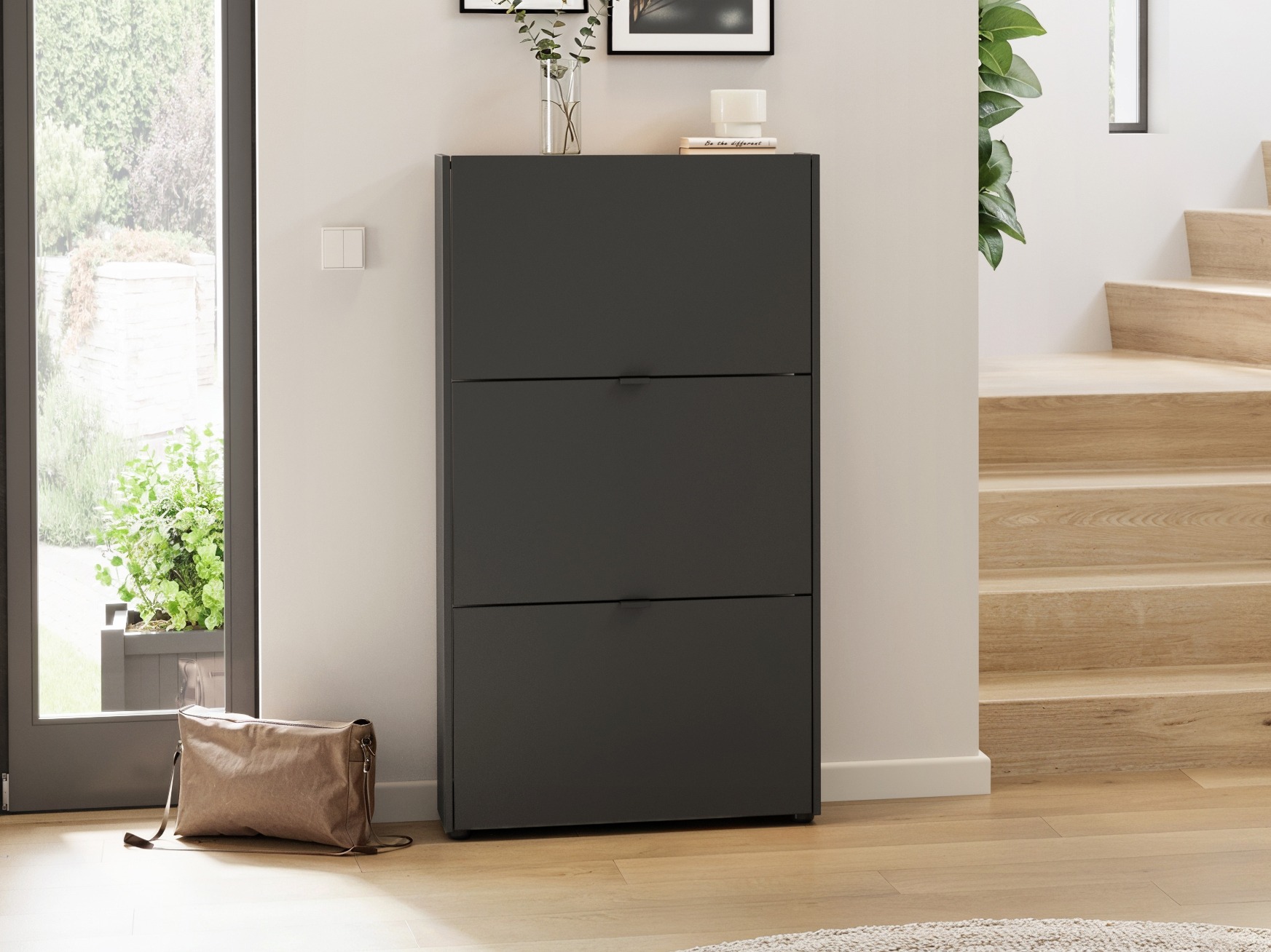 Zapatero Cirsale 113 (Navarra roble + Grafito)