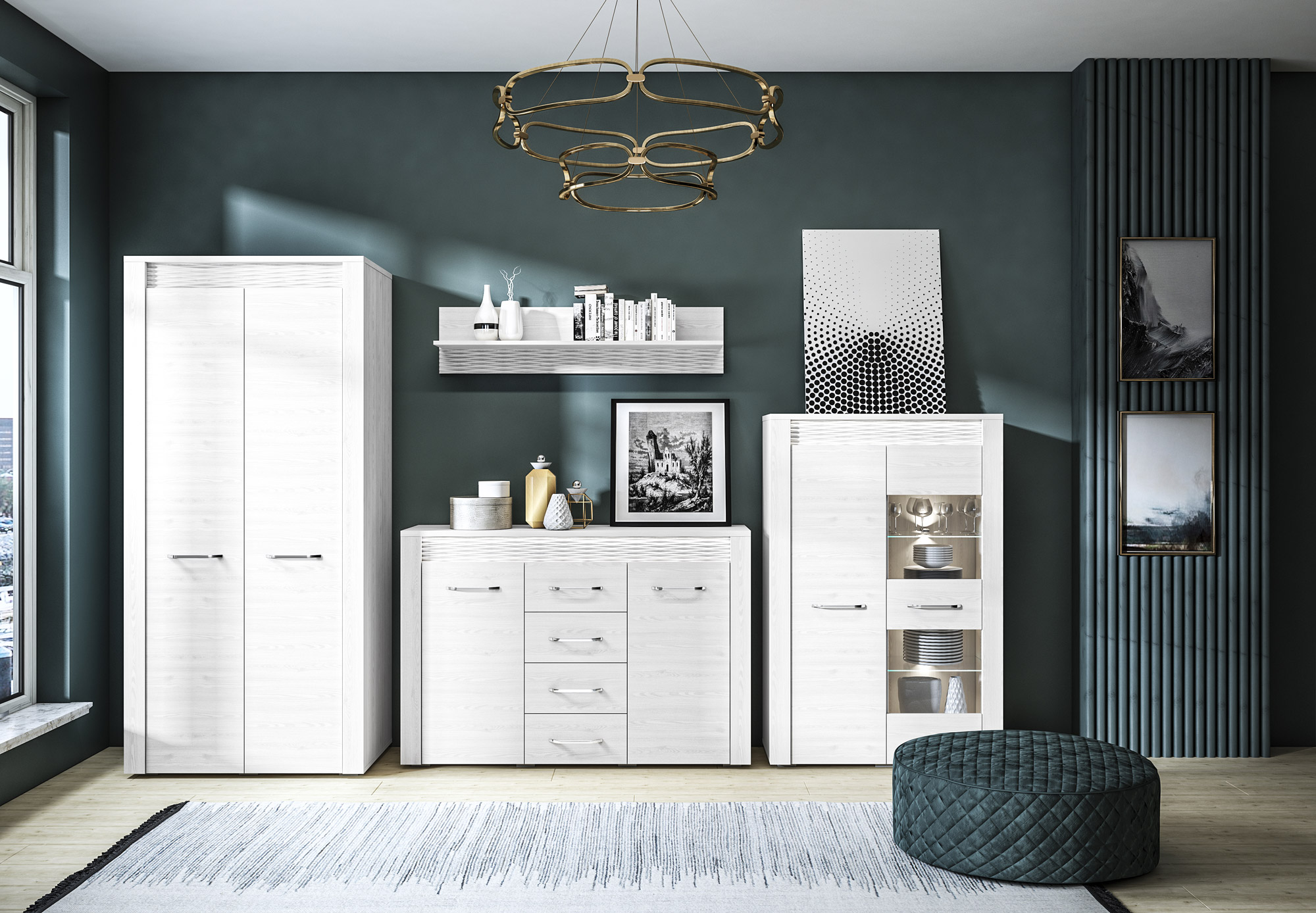 Estantería de pared Noleliu 103