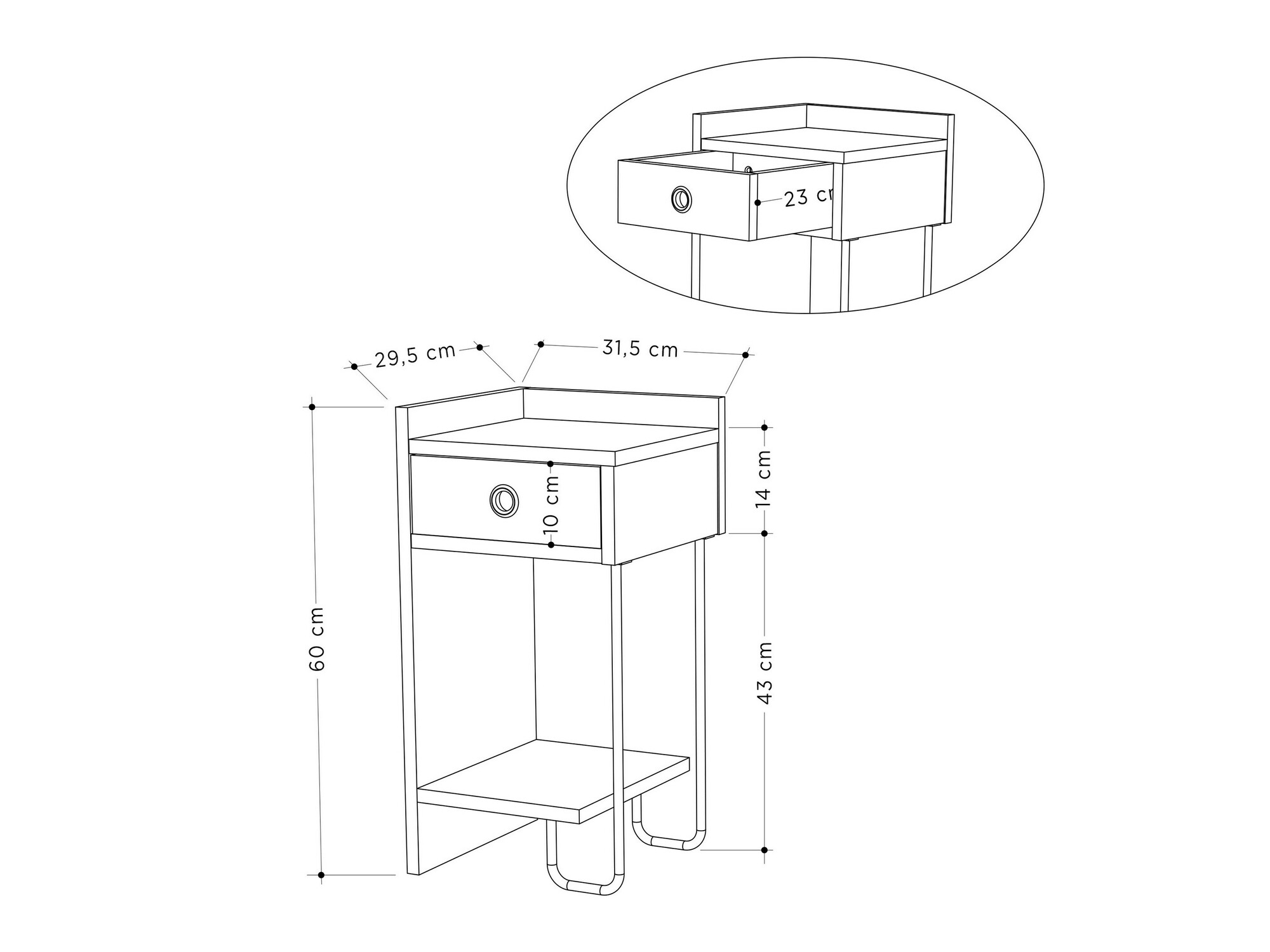 Mesilla de noche SP6177
