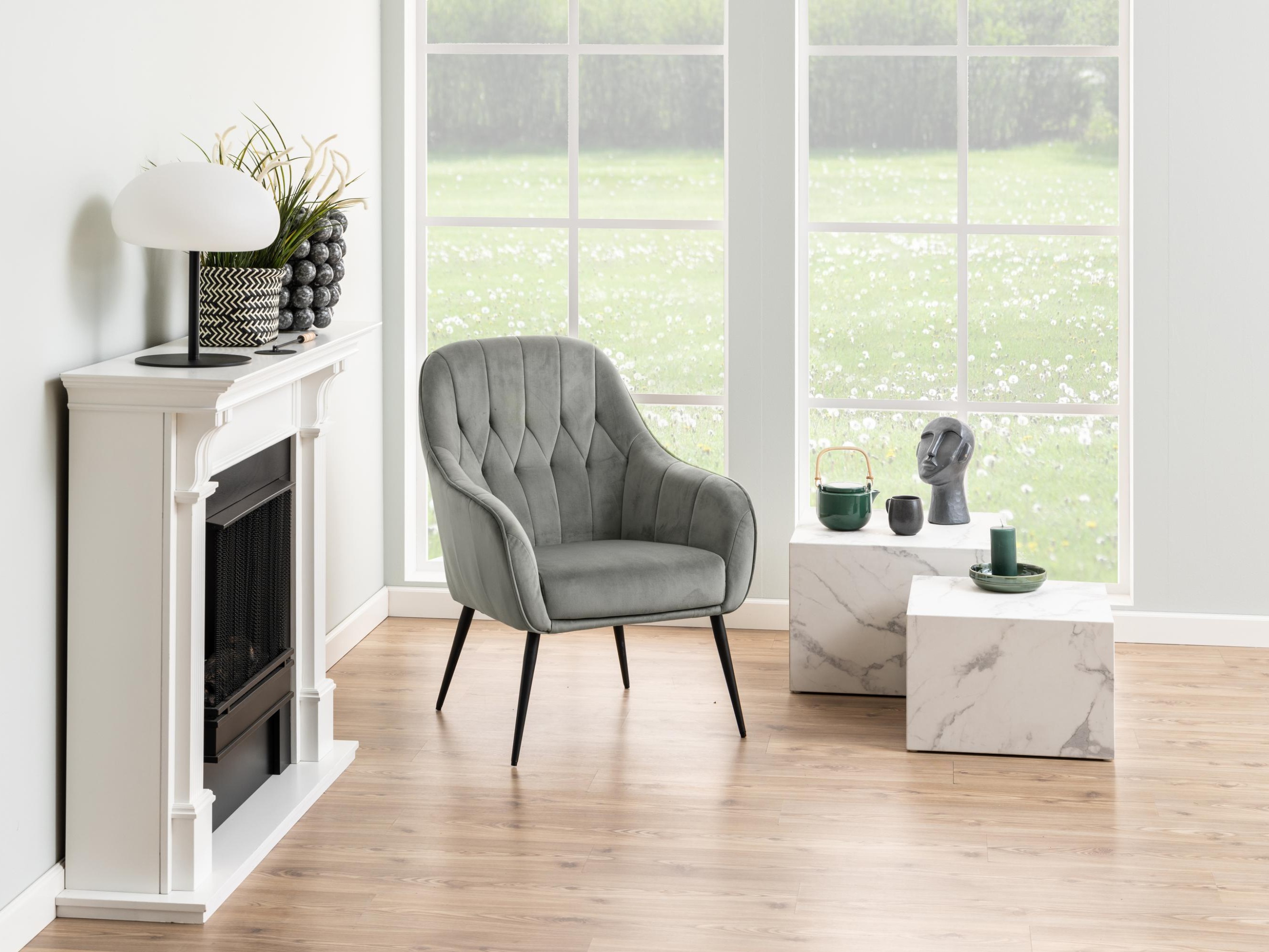 Conjunto mesa de centro Norsica 603 (Mármol blanco)