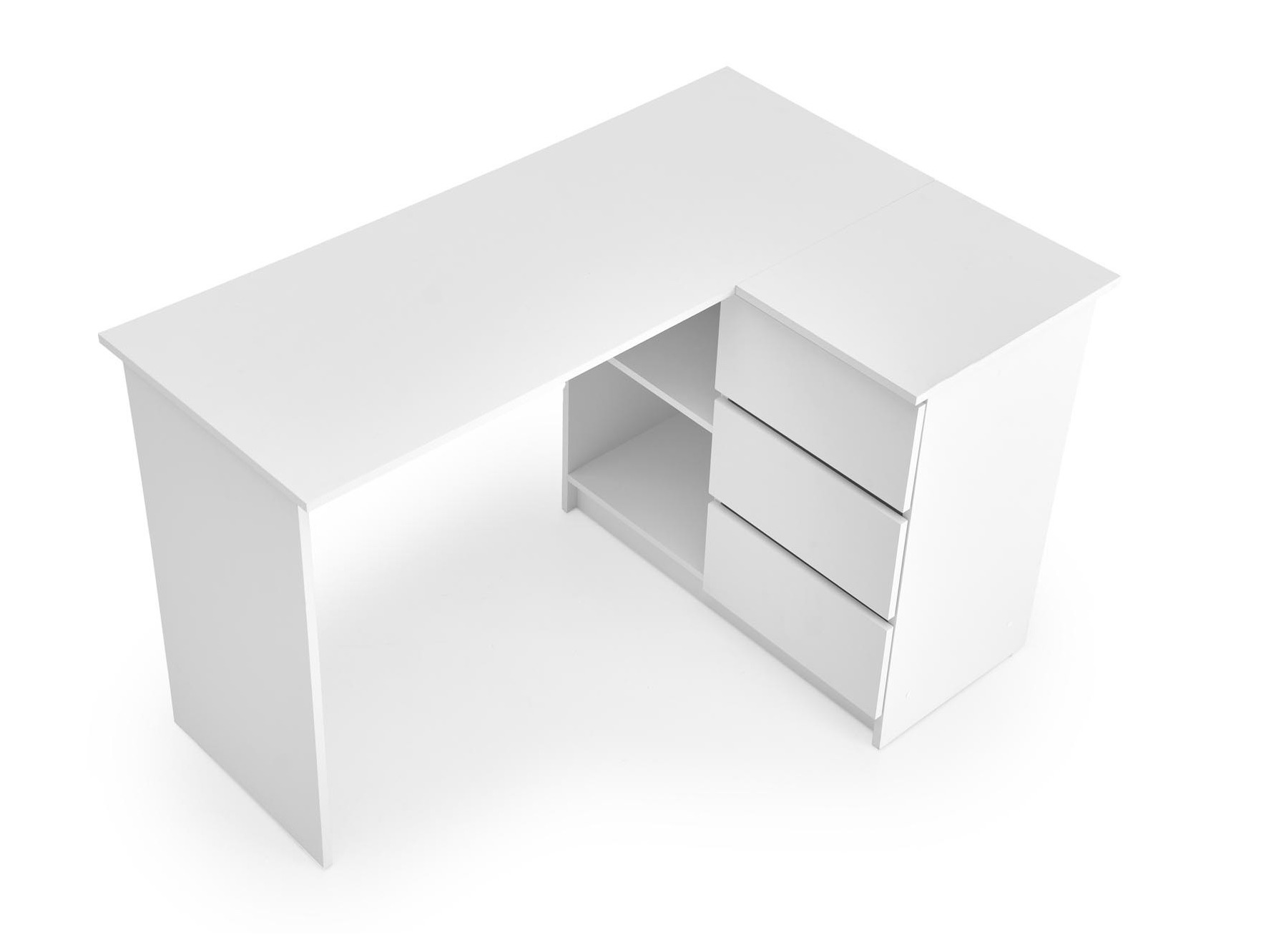 Mesa de ordenador esquinera Houston 1950 (Blanco)