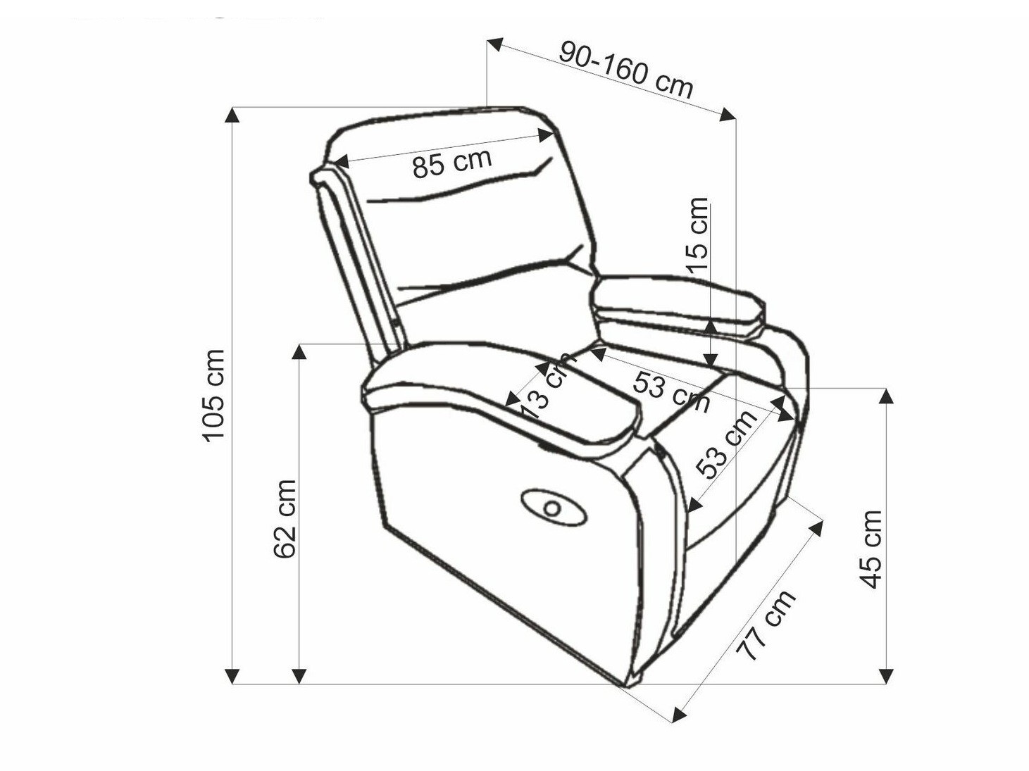 Sillón reclinable SP6186