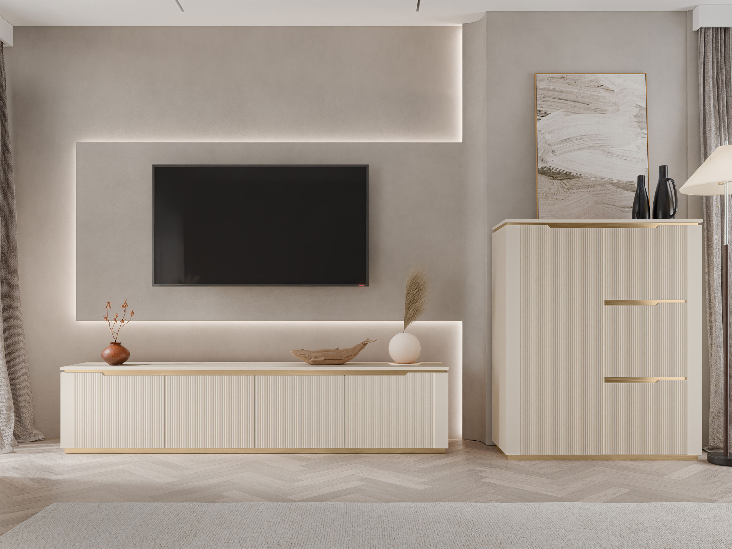 Conjunto de salón Comfivo Elivelo 105