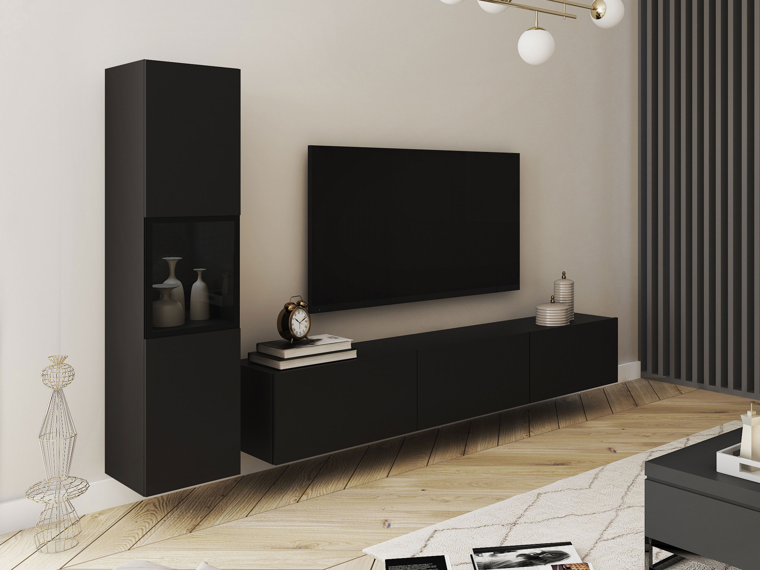 Conjunto de salón Sarasota 192 (Grafito)