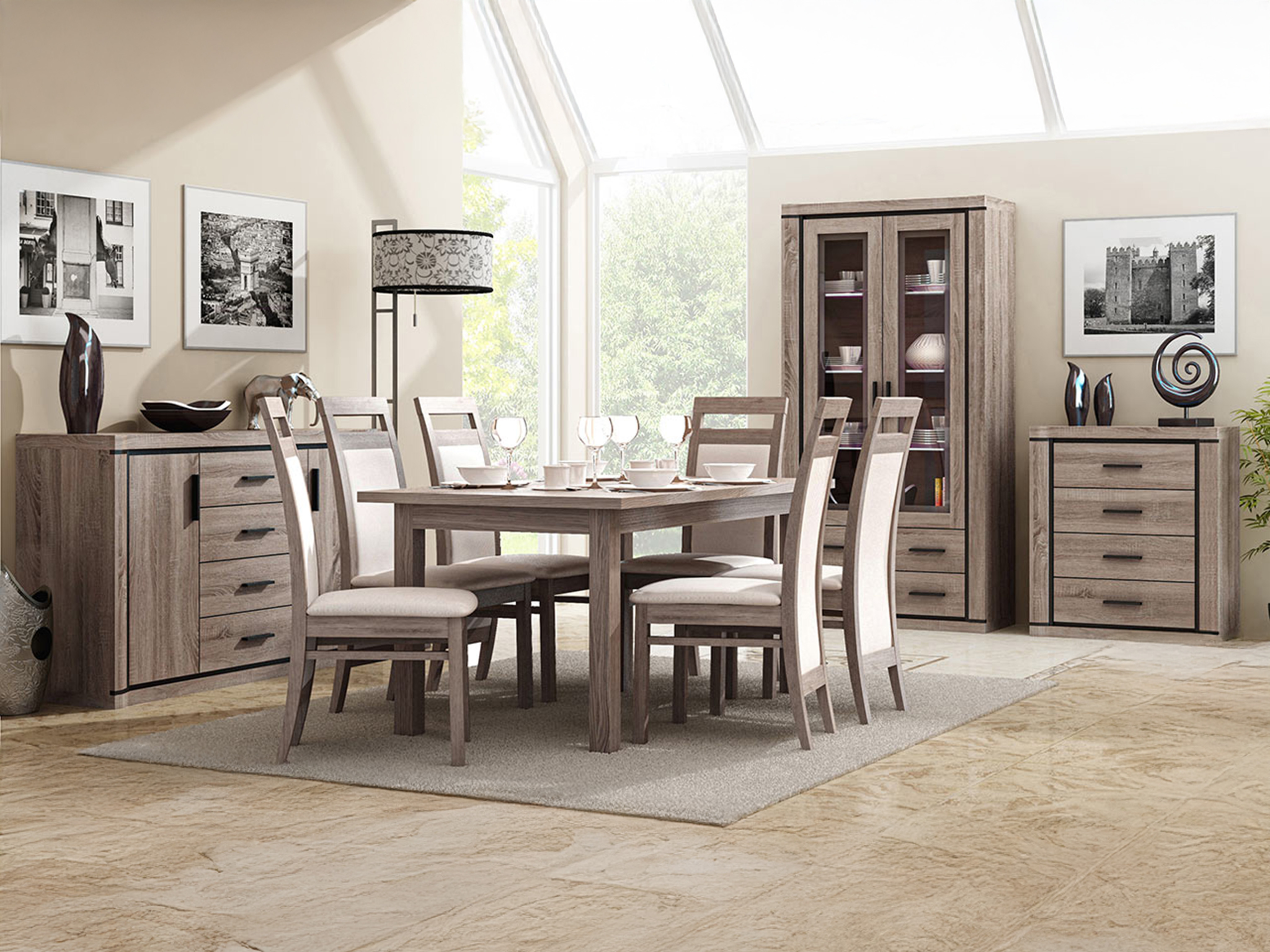 Estantería Lorelie 116 (Trufa roble)