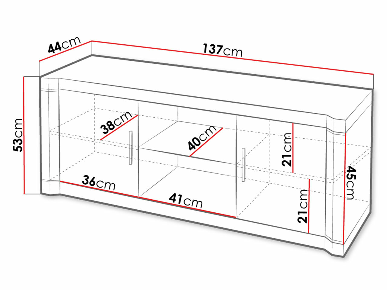 Mueble TV Lorelie 111 (Trufa roble)