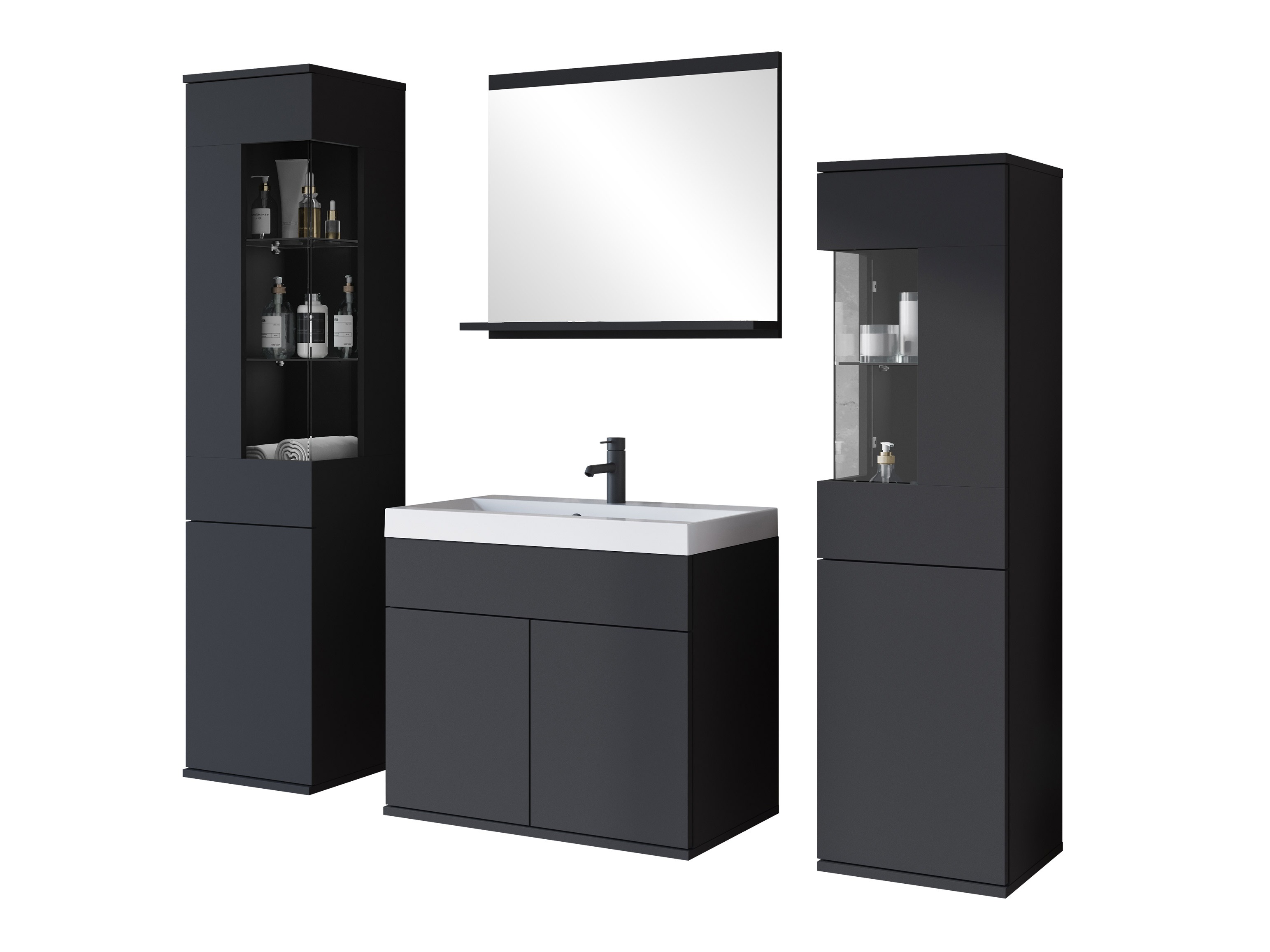 Conjunto de mueble de baño Sarasota 194 (Grafito)