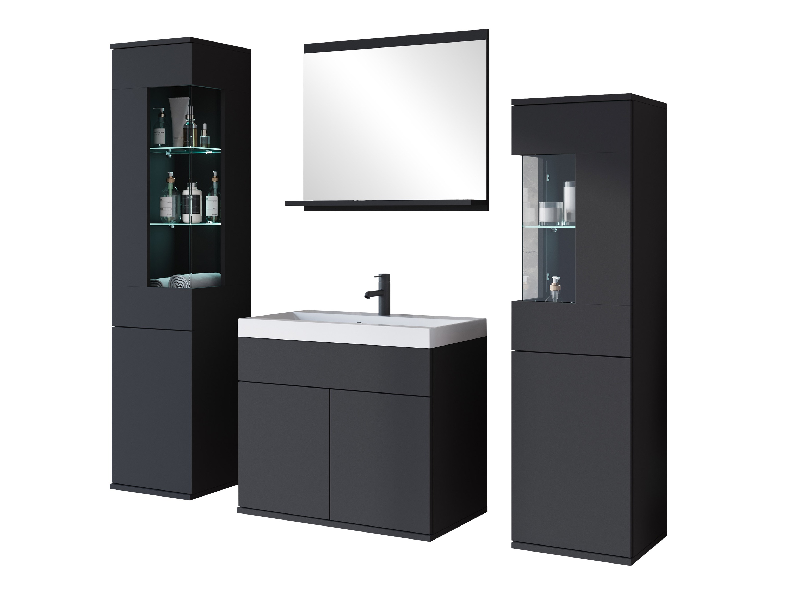 Conjunto de mueble de baño Sarasota 194 (Grafito)