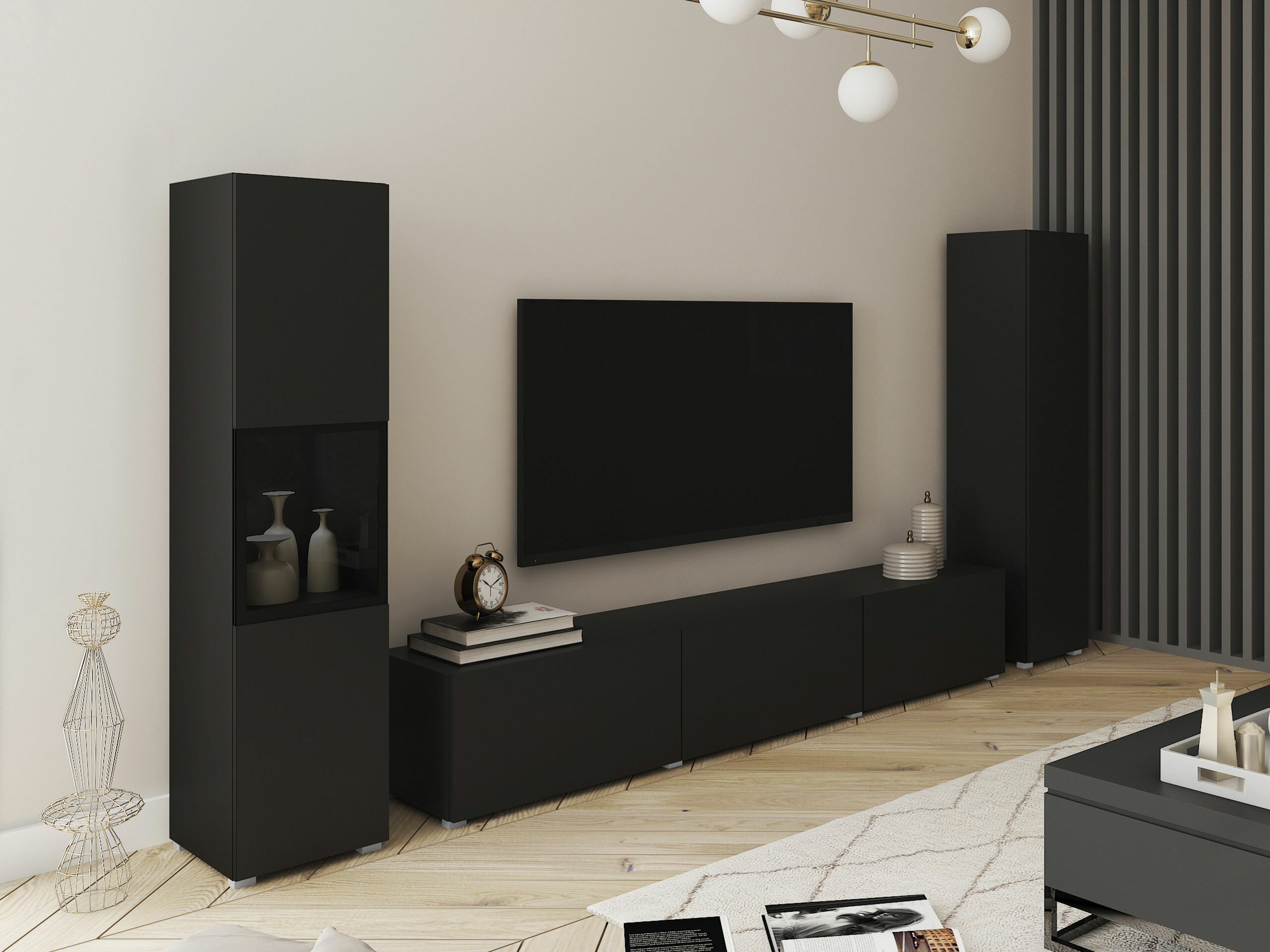 Conjunto de salón Sarasota 193 (Grafito)