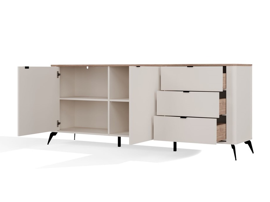 Cómoda Soavie 106 (Cachemira + Roble)
