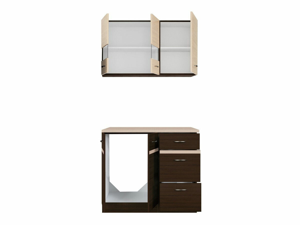 Conjunto de cocina modular Eli Dark 118