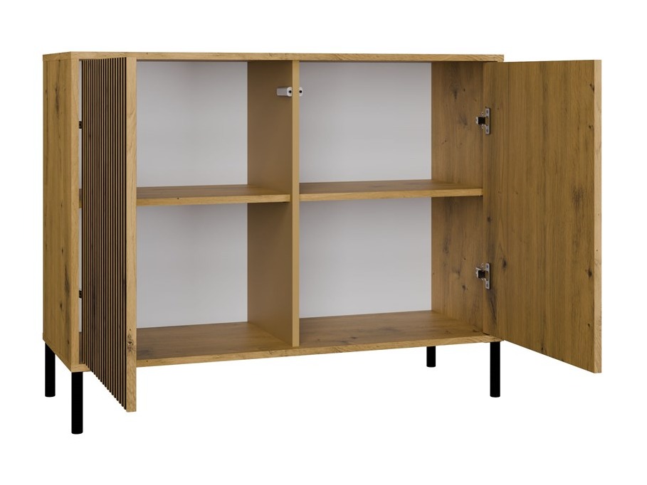 Aparador Orlsone 109 (Roble Artisan + Negro)