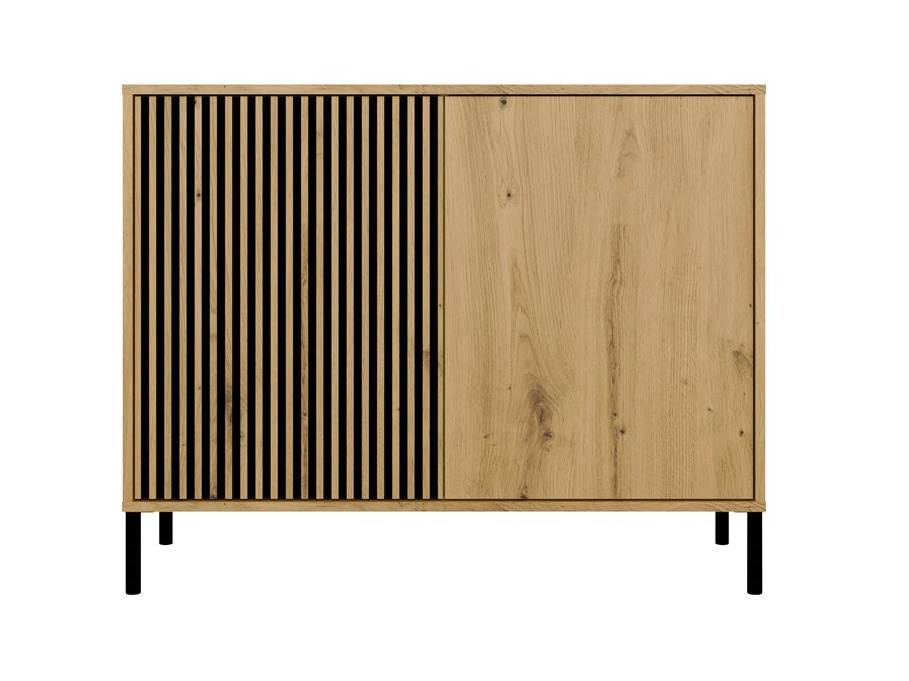 Aparador Orlsone 109 (Roble Artisan + Negro)