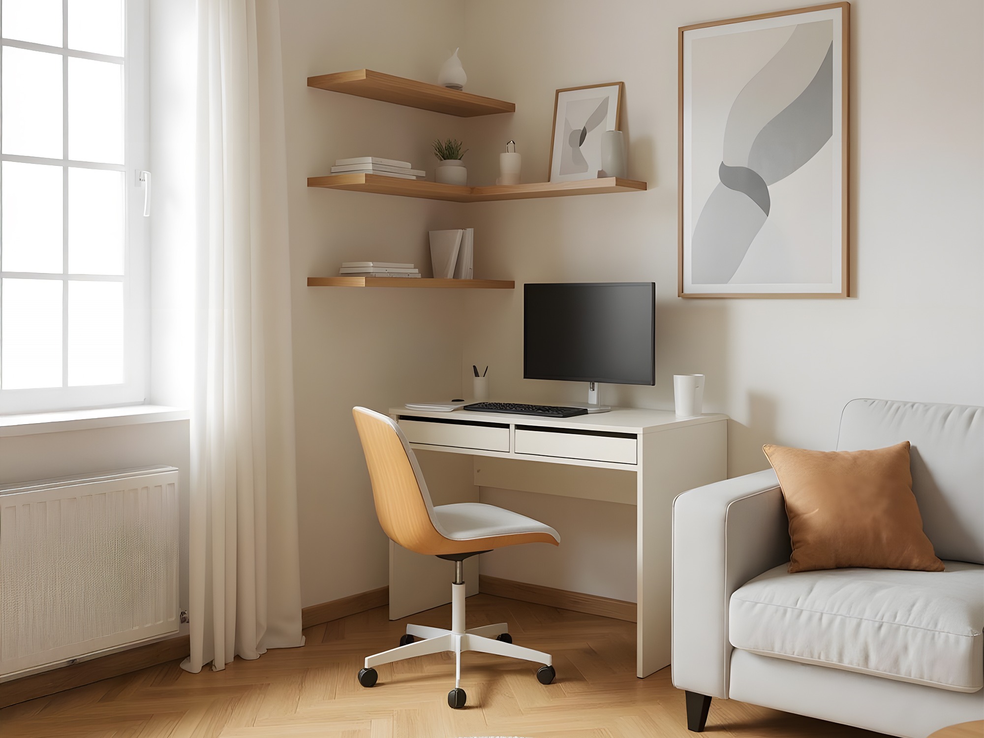 Mesa de oficina Ontario 207 (Blanco)