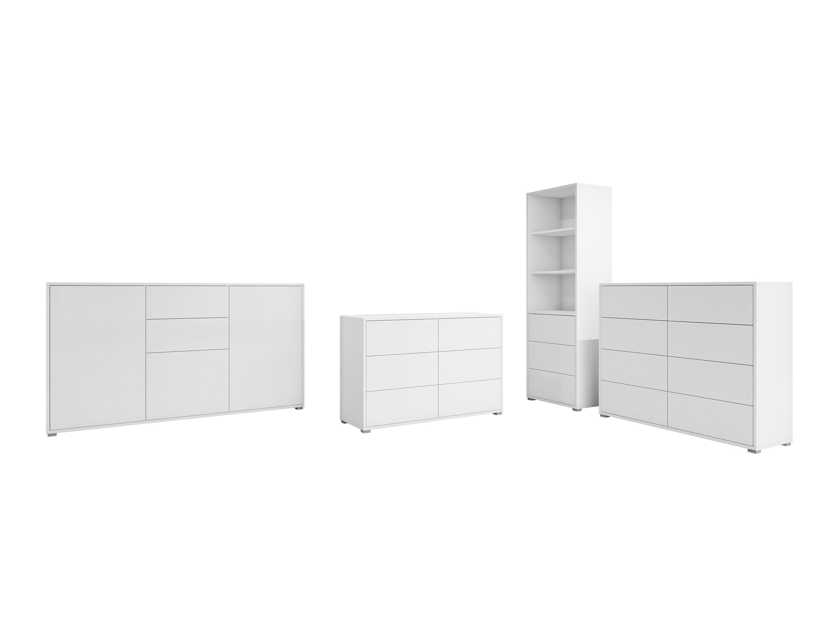 Conjunto de salón Comfivo Tutela II (Blanco)