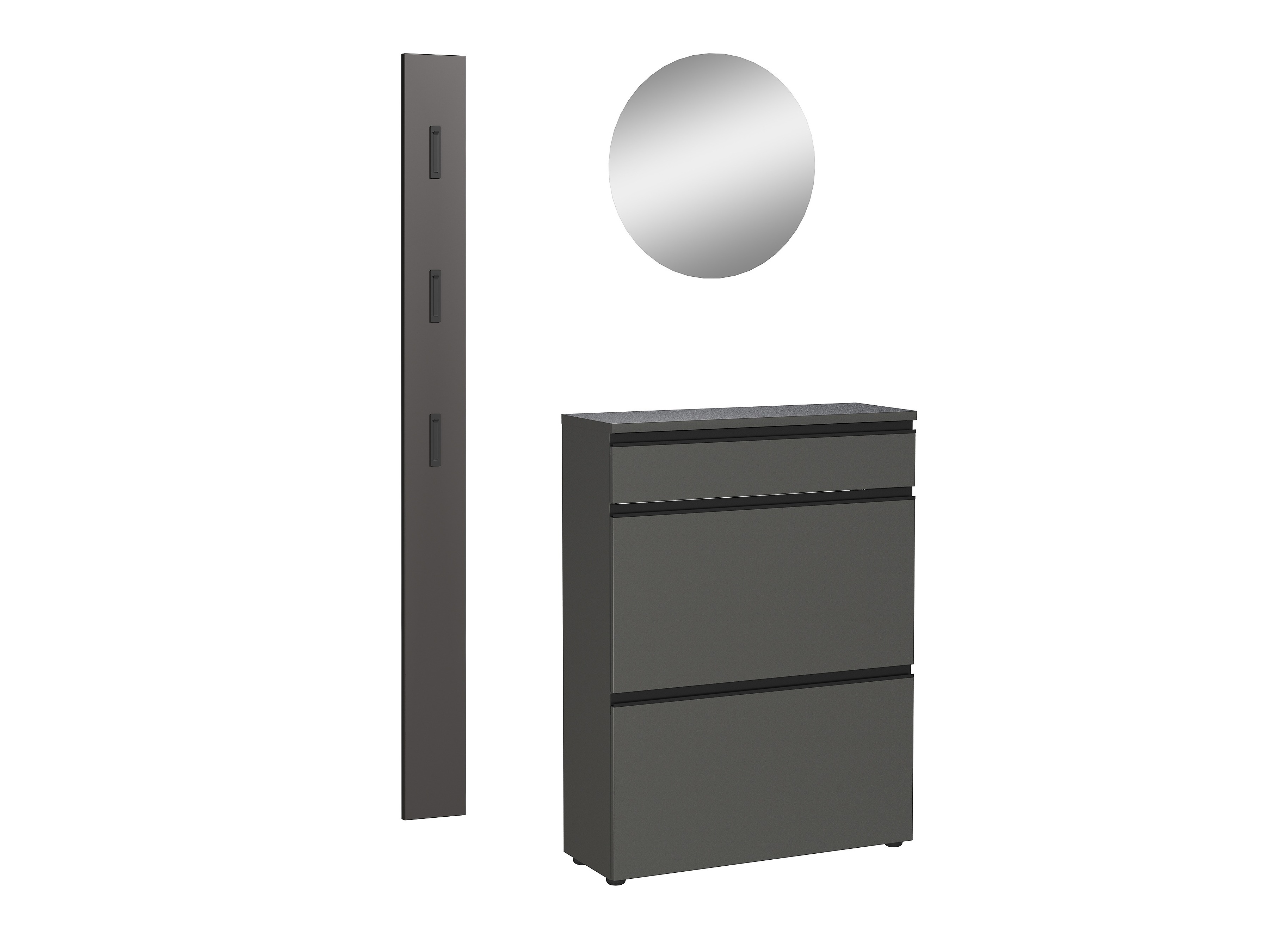 Conjunto para recibidor Sacramento 532 (Grafito)