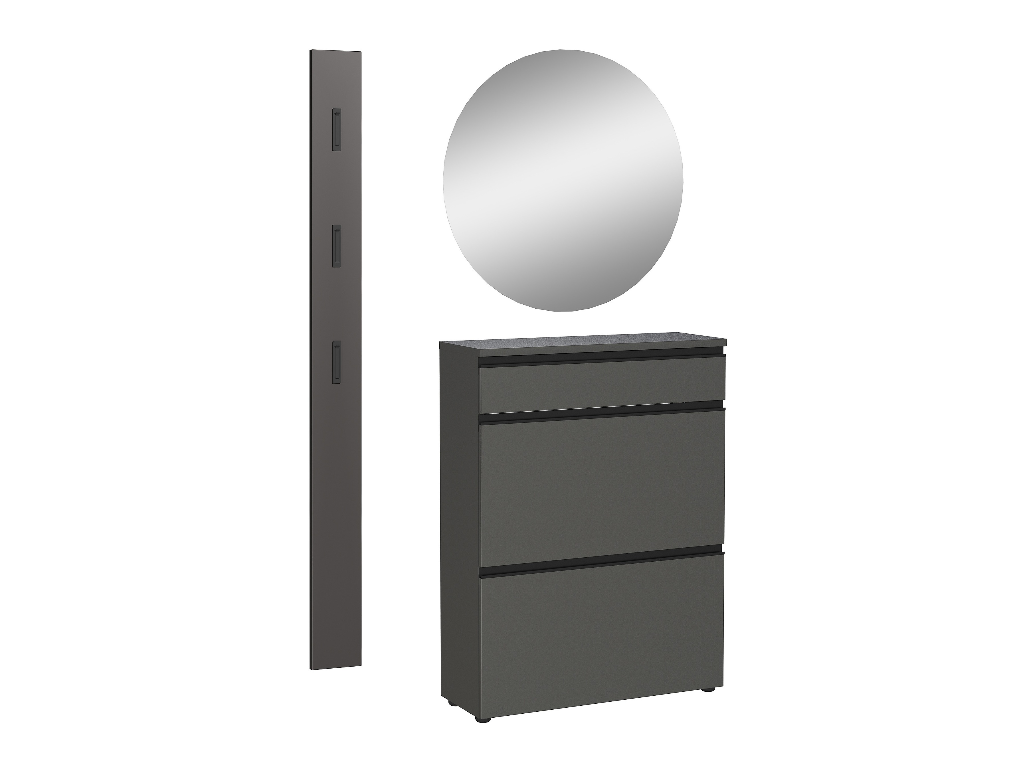 Conjunto para recibidor Sacramento 533 (Grafito)