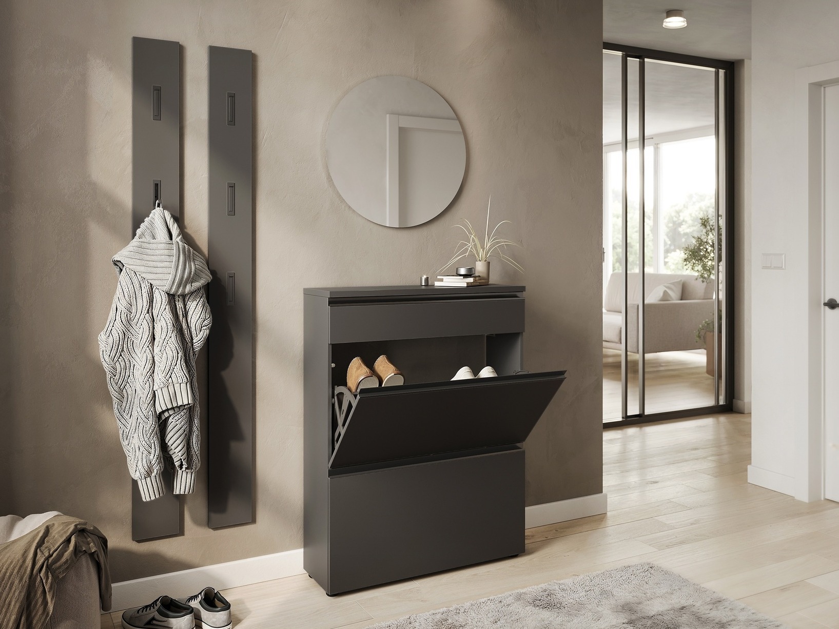 Zapatero Sacramento 529 (Grafito)