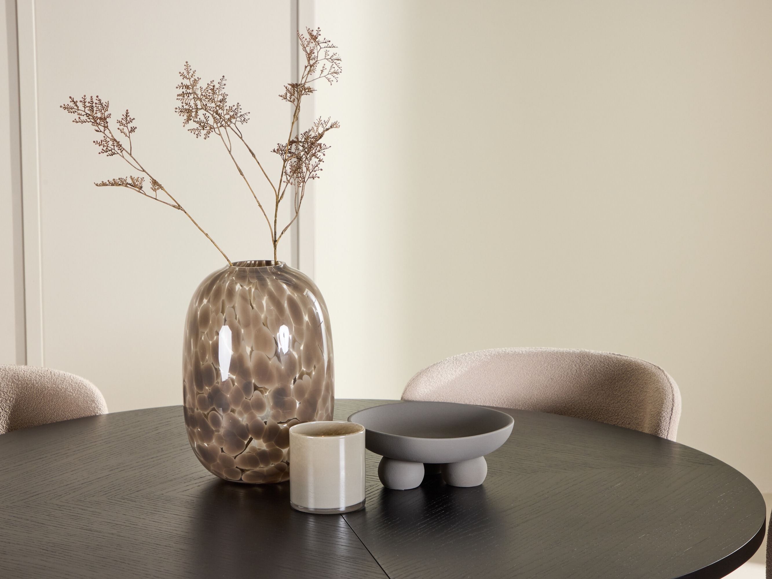 Conjunto de mesas y sillas para comedor Dallas 4988 (Negro)