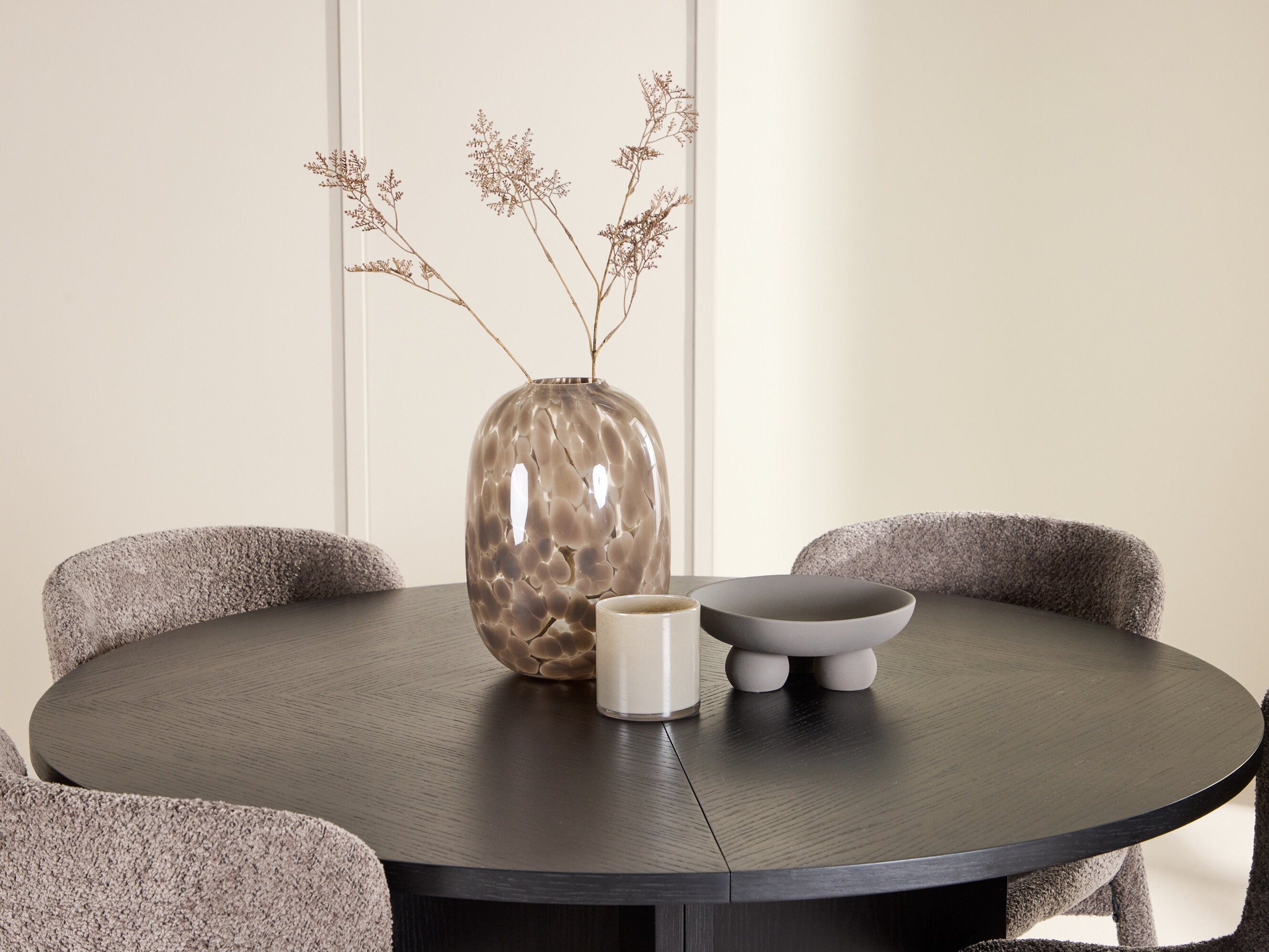 Conjunto de mesas y sillas para comedor Dallas 4988 (Negro)