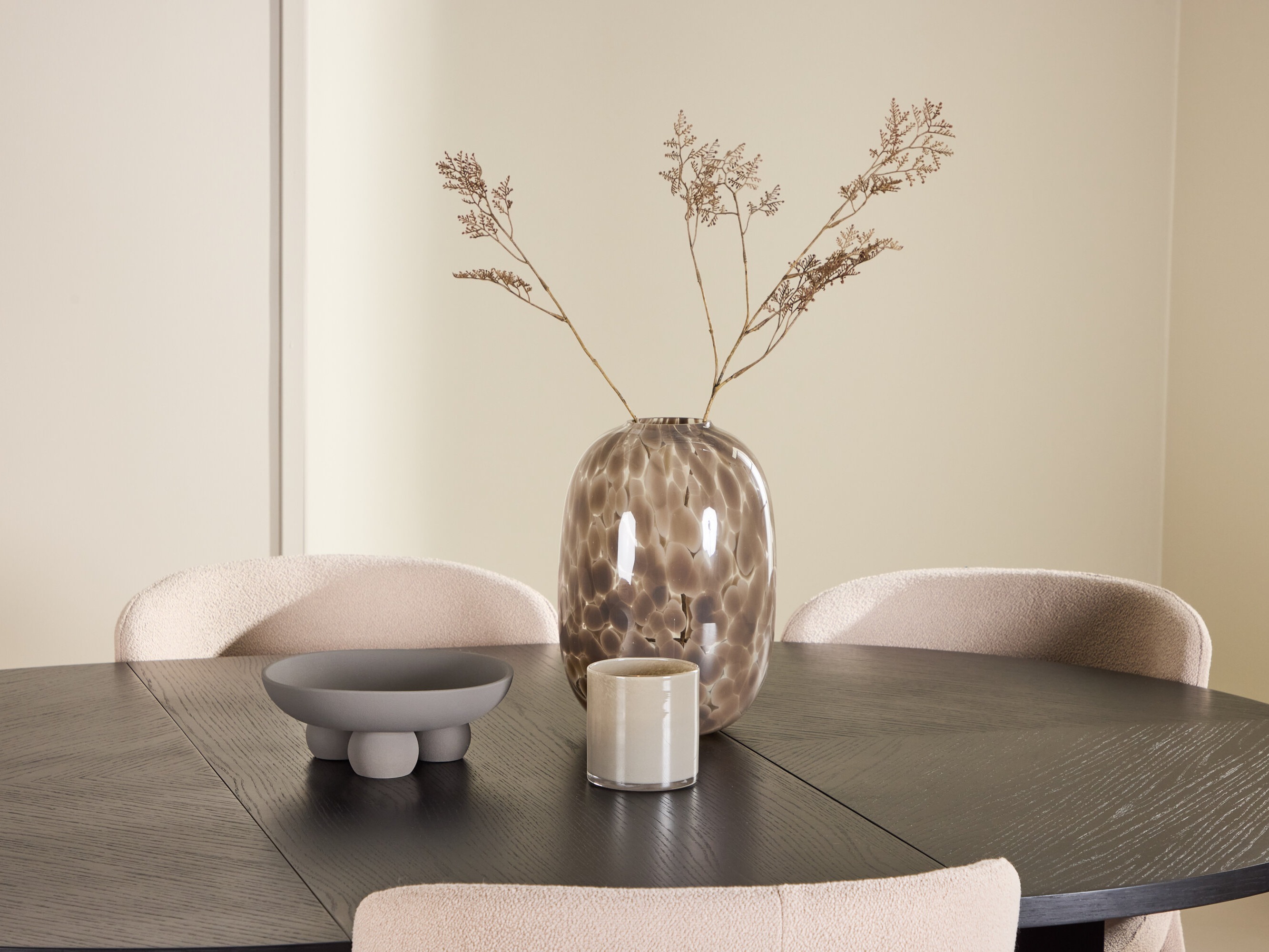 Conjunto de mesas y sillas para comedor Dallas 4989 (Negro)