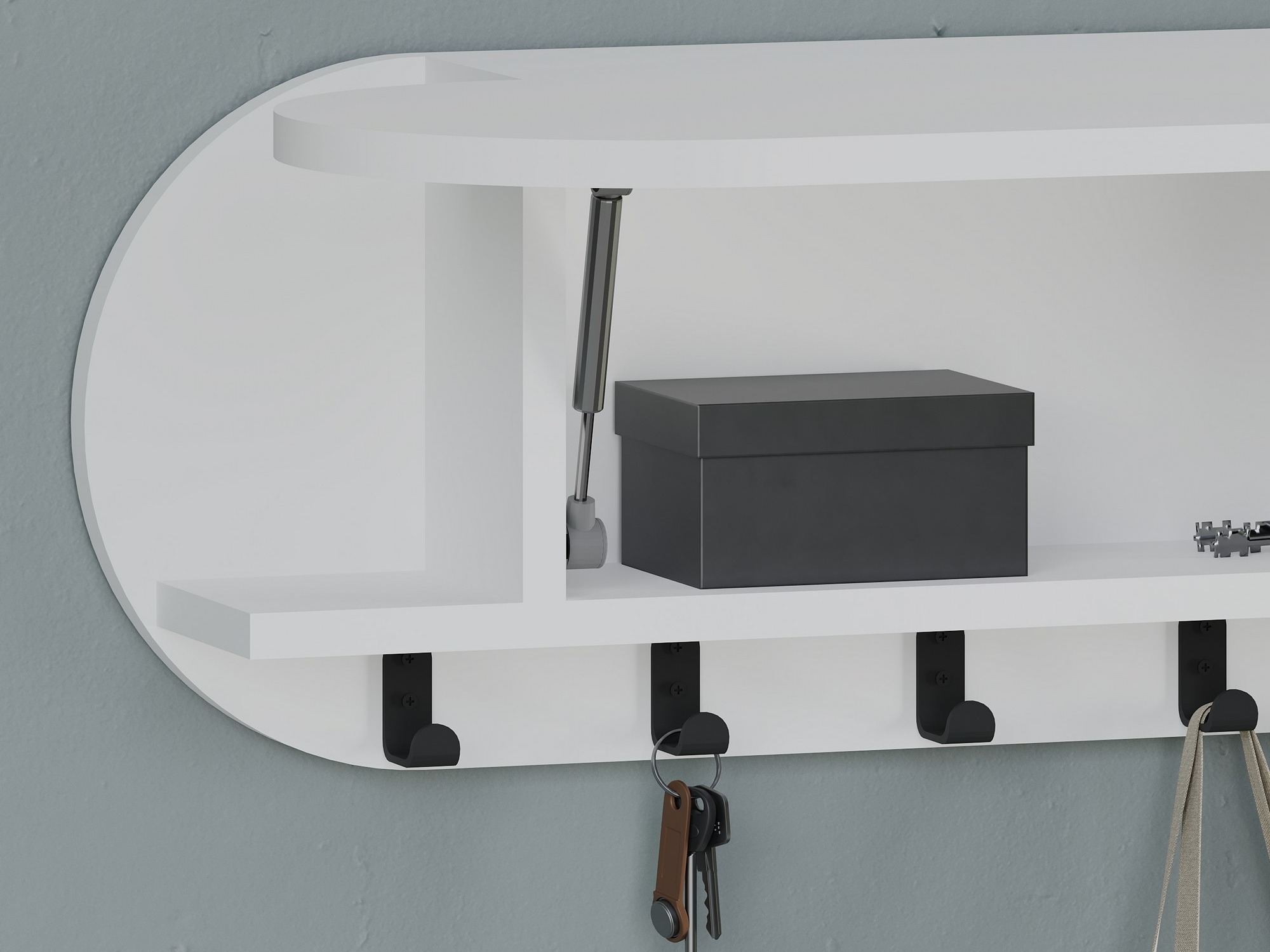 Perchero Kailua 2144 (Blanco)