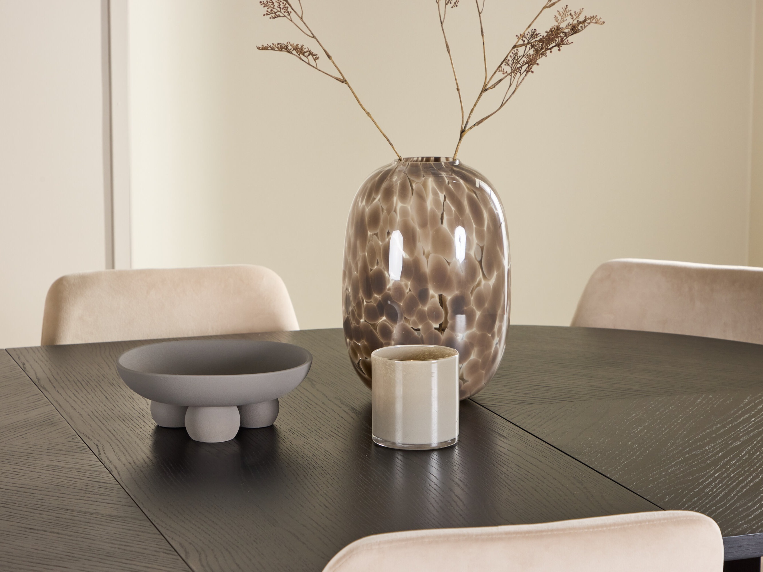 Conjunto de mesas y sillas para comedor Dallas 4992 (Negro)