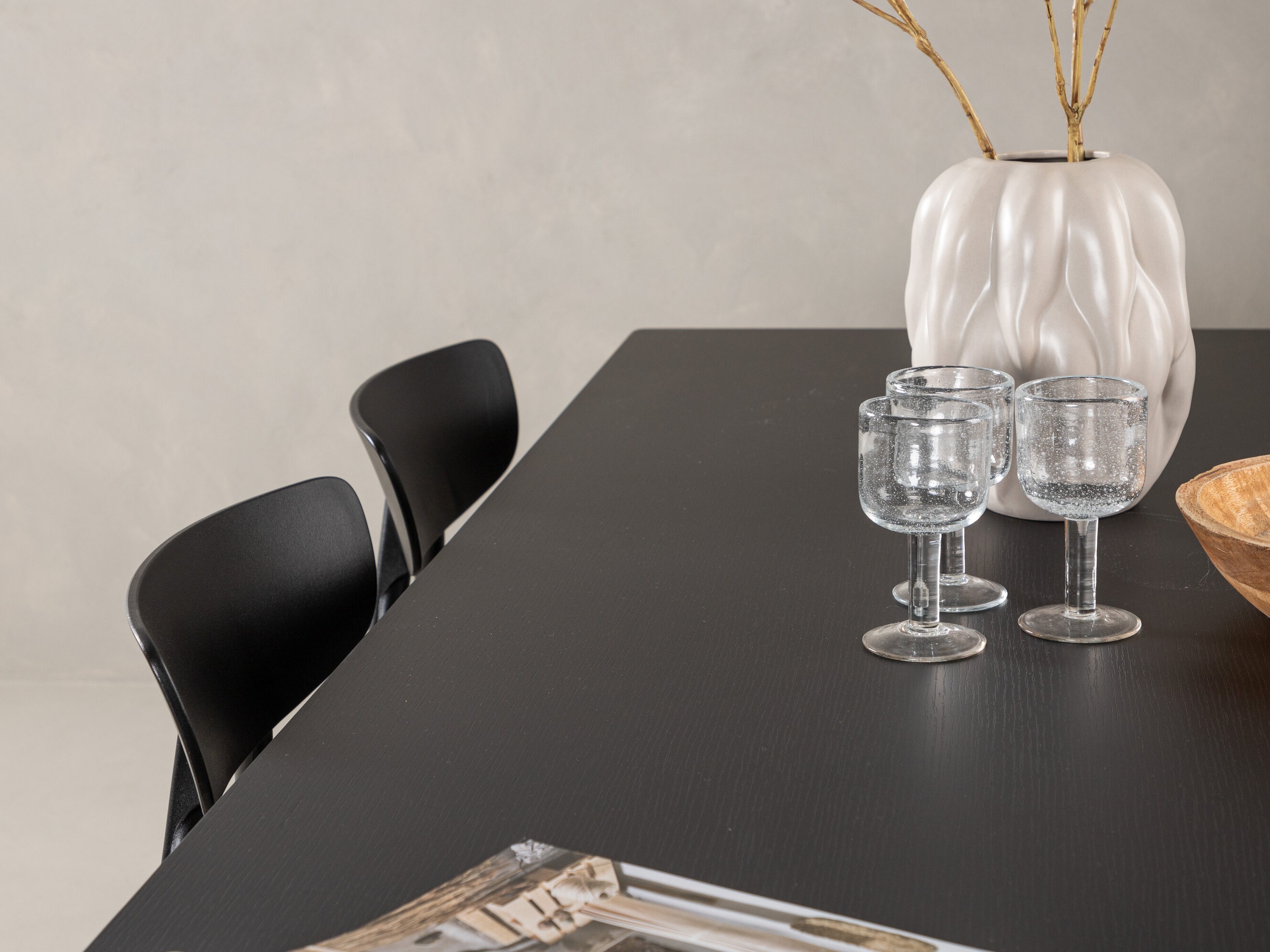 Conjunto de mesas y sillas para comedor Dallas 4993 (Negro)