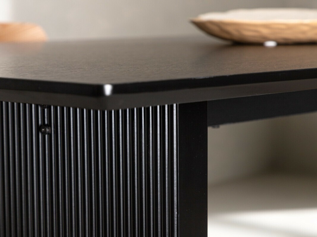 Conjunto de mesas y sillas para comedor Dallas 4993 (Negro)