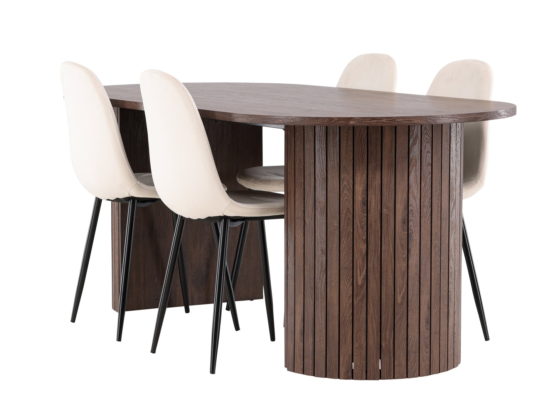 Conjunto de mesas y sillas para comedor Dallas 4995 (Beige)