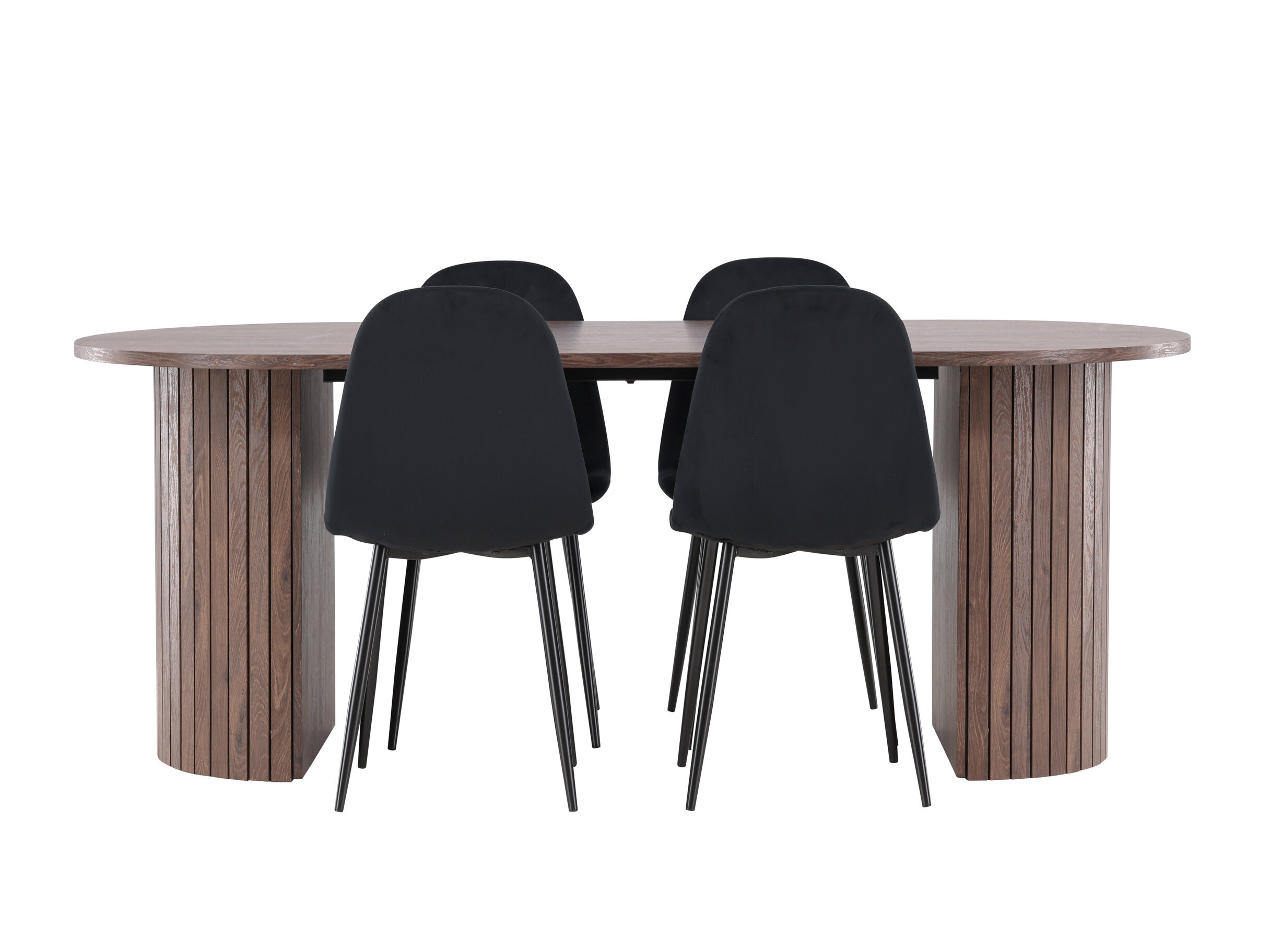Conjunto de mesas y sillas para comedor Dallas 4995 (Negro)