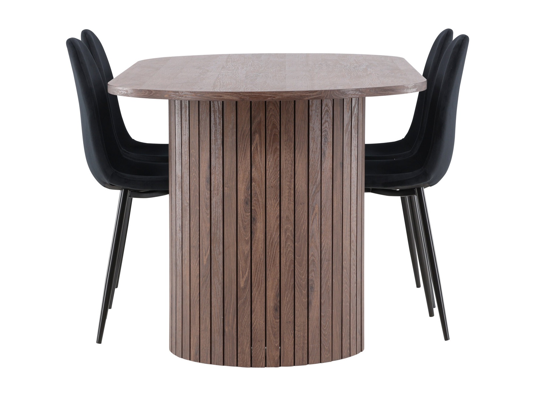 Conjunto de mesas y sillas para comedor Dallas 4995 (Negro)