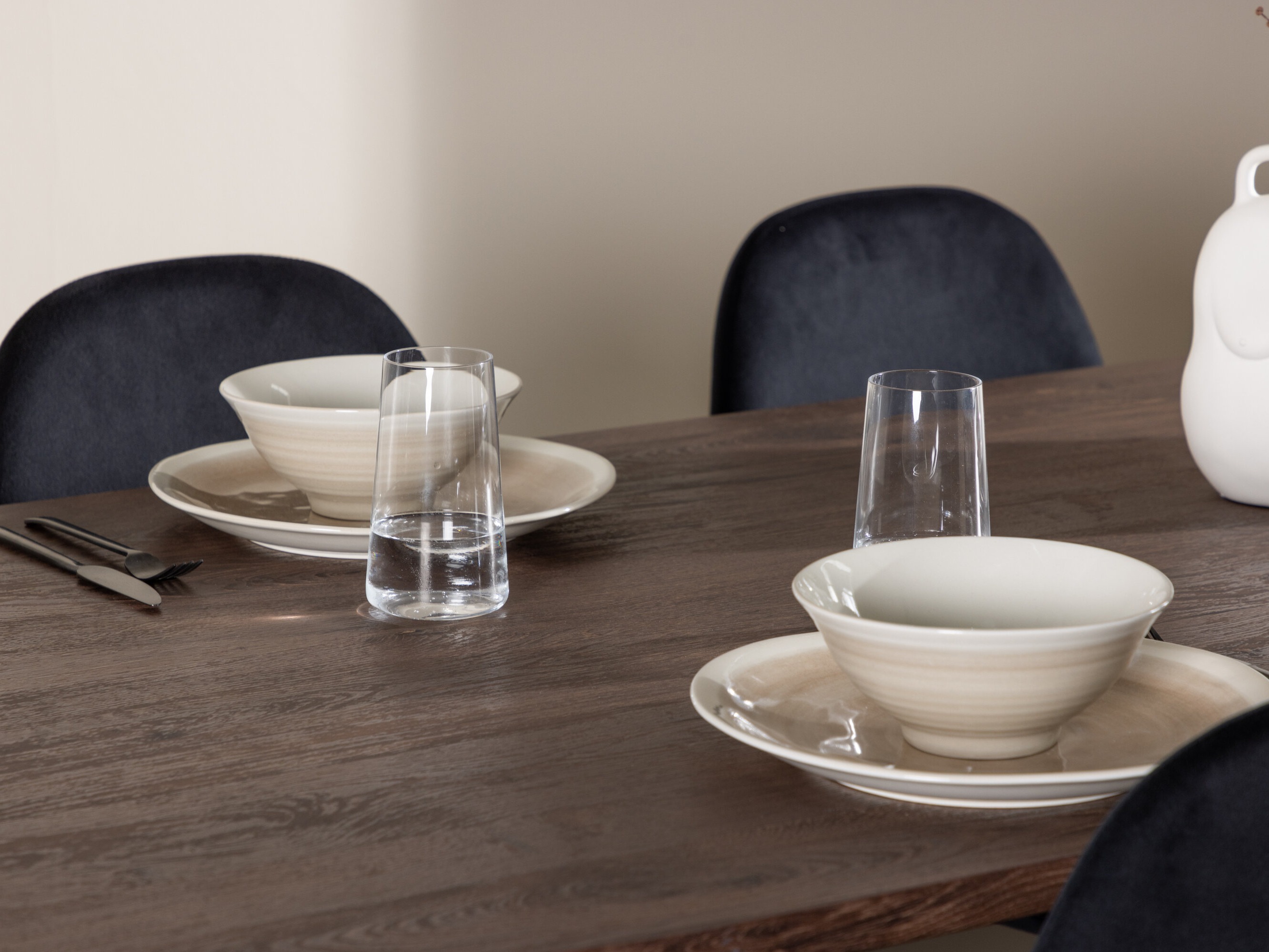 Conjunto de mesas y sillas para comedor Dallas 4995 (Negro)