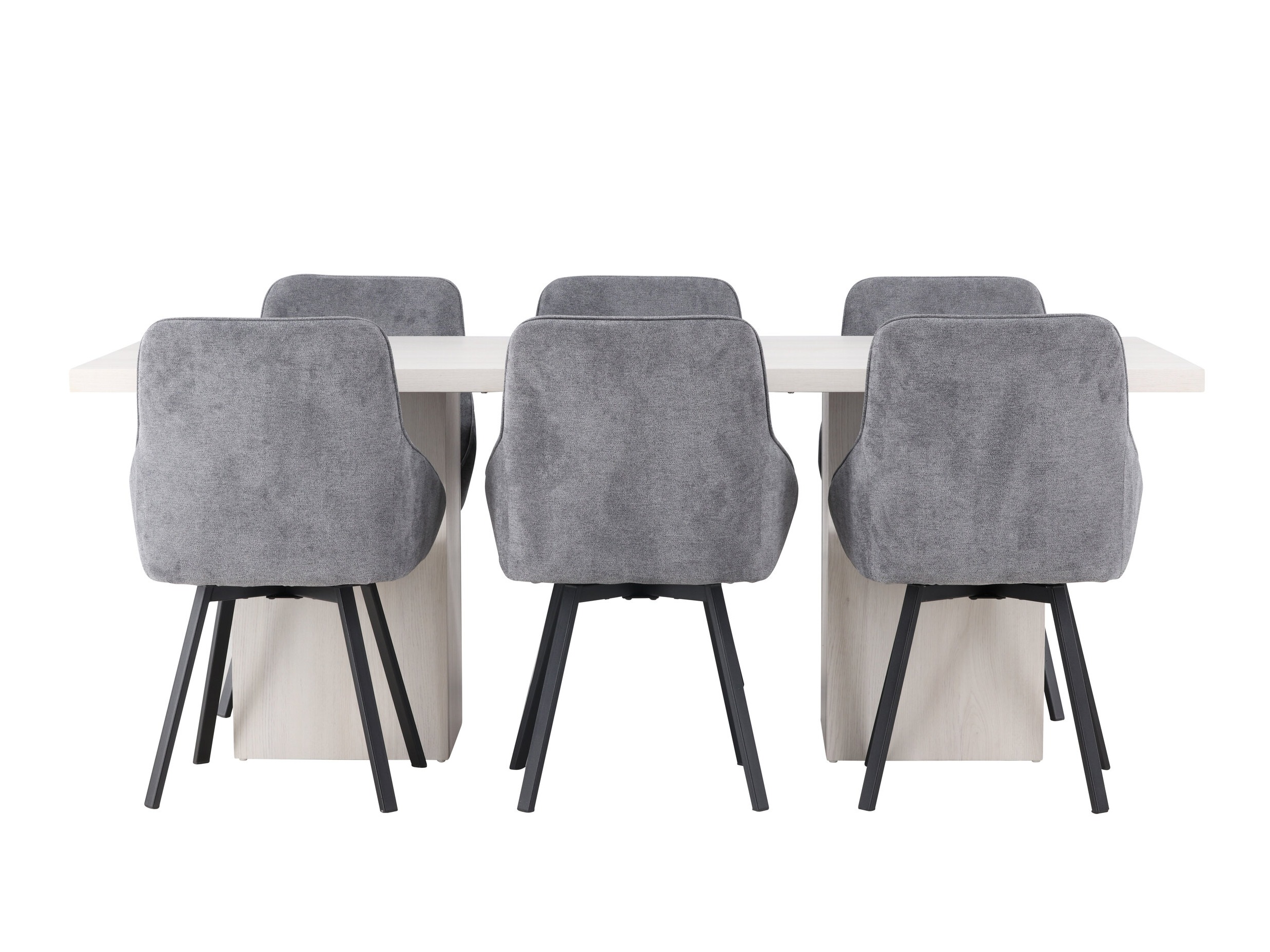 Conjunto de mesas y sillas para comedor Dallas 4996 (Gris)