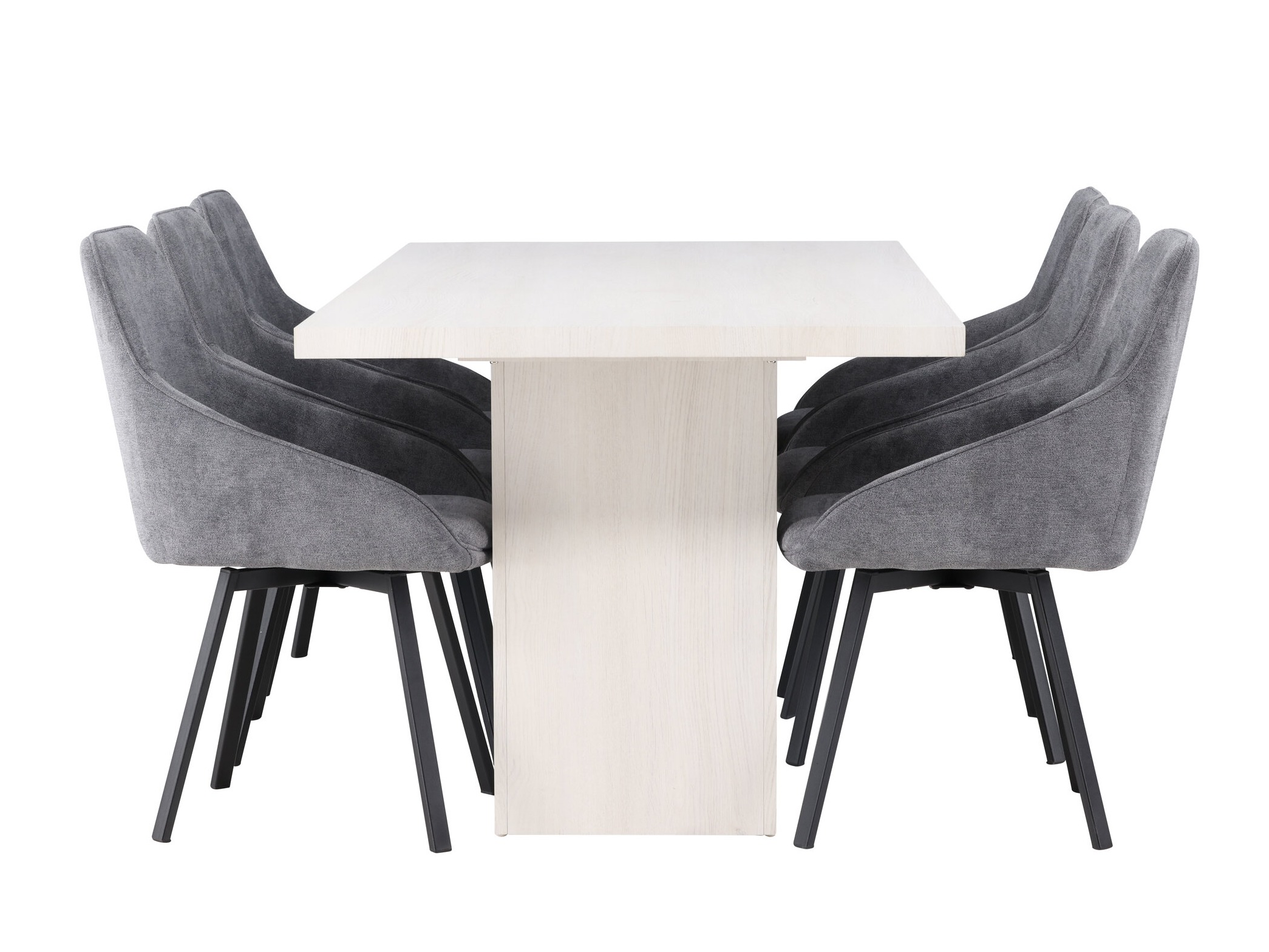 Conjunto de mesas y sillas para comedor Dallas 4996 (Gris)