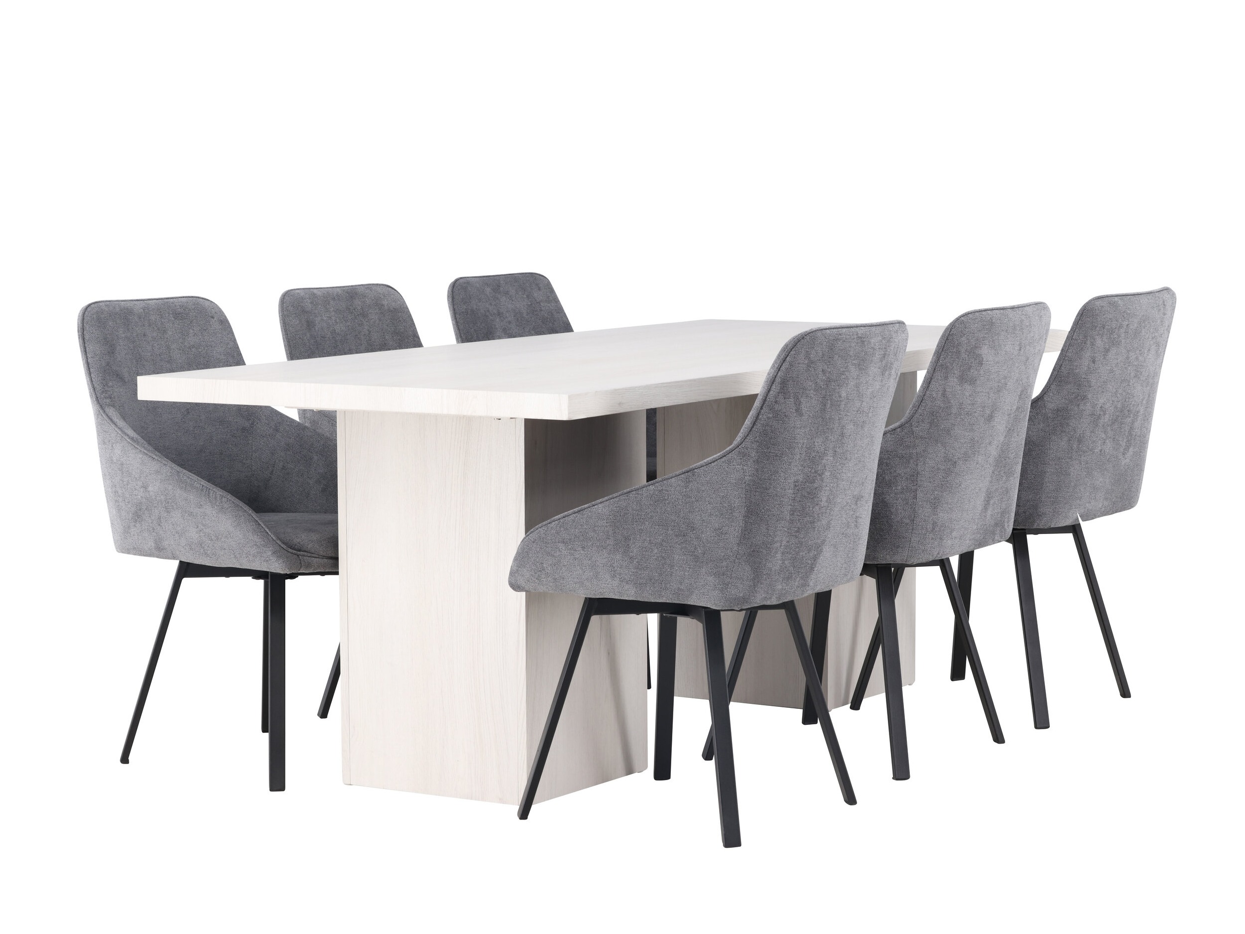 Conjunto de mesas y sillas para comedor Dallas 4996 (Gris)