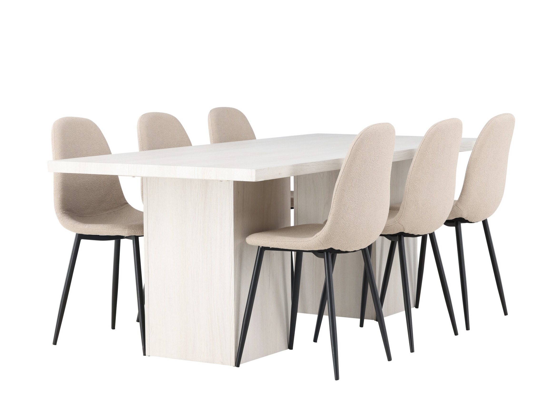 Conjunto de mesas y sillas para comedor Dallas 4997 (Beige)