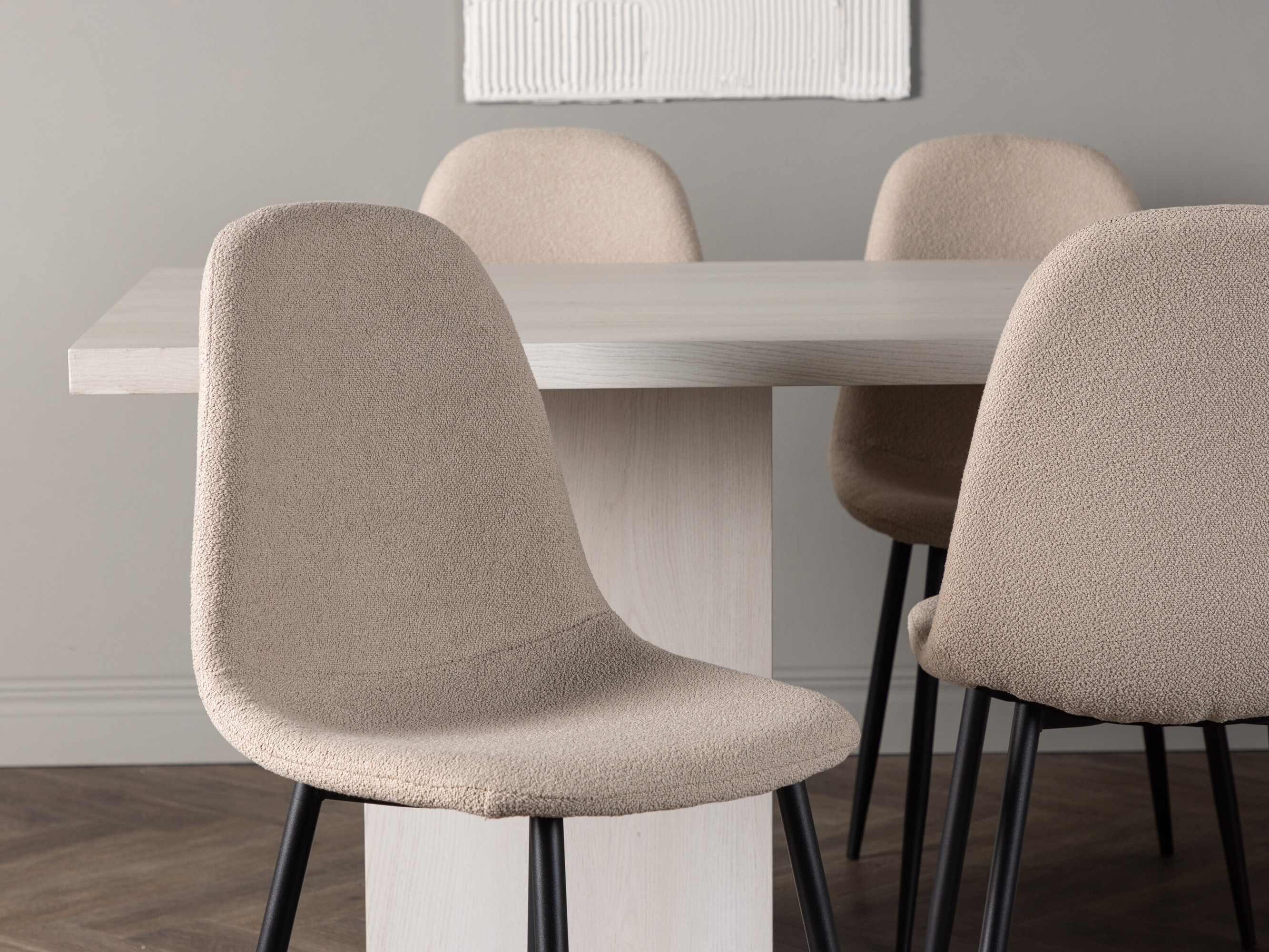 Conjunto de mesas y sillas para comedor Dallas 4997 (Beige)