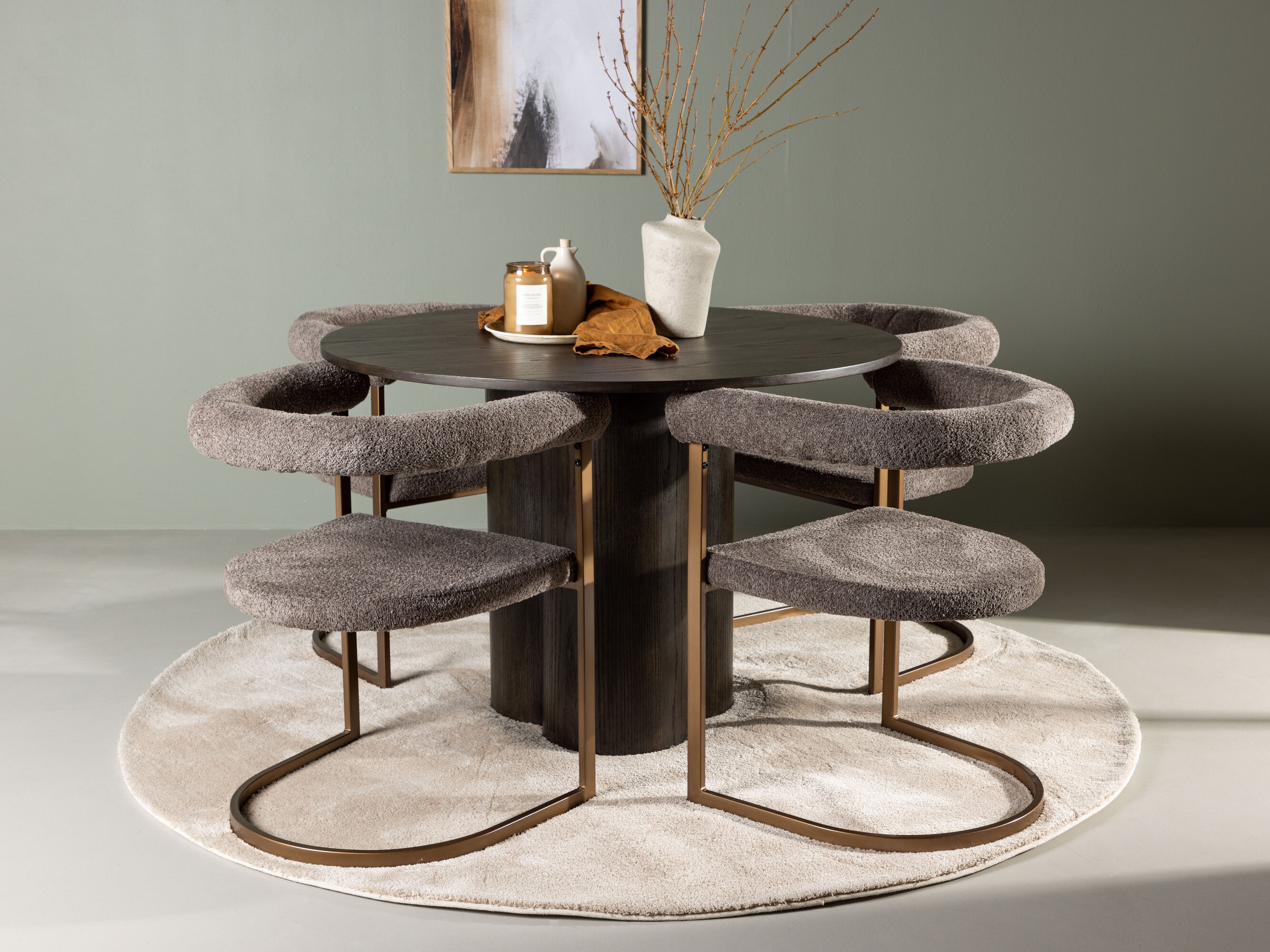 Conjunto de mesas y sillas para comedor Dallas 4999