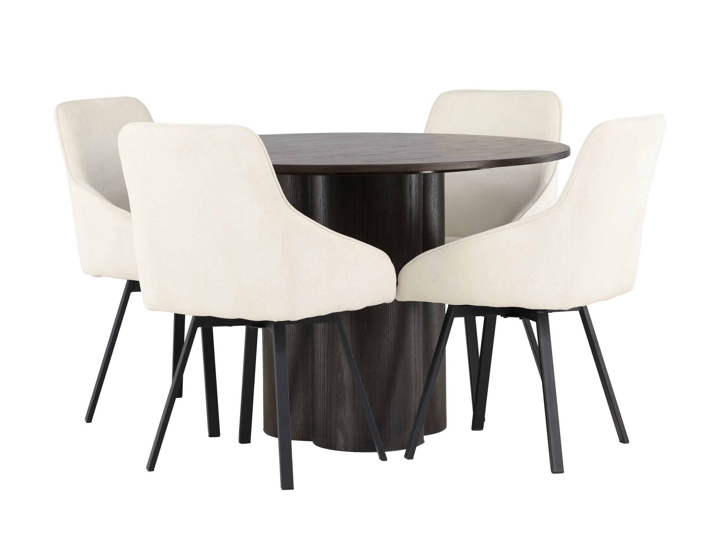 Conjunto de mesas y sillas para comedor Dallas 5008 (Nuez oscura)