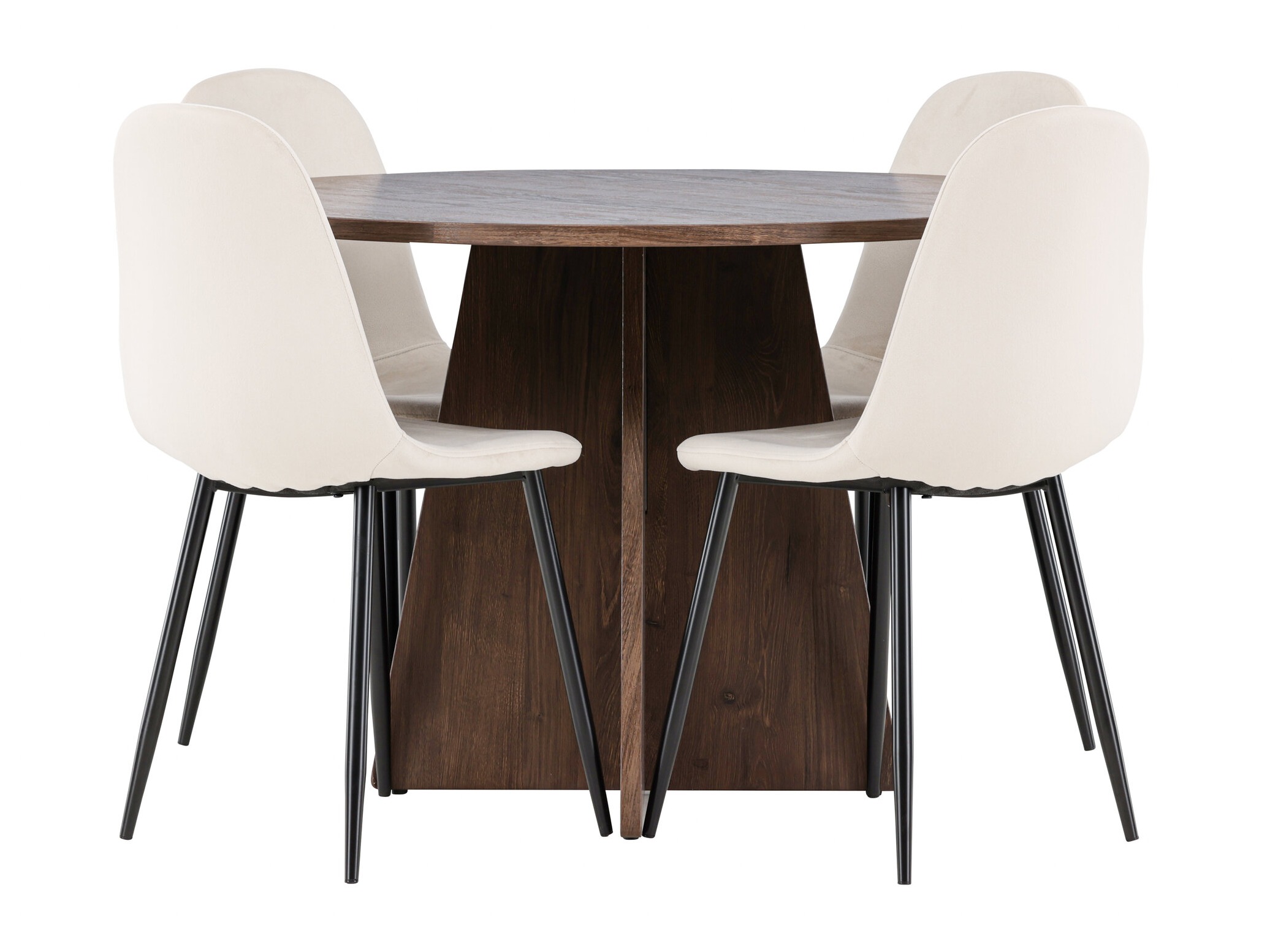 Conjunto de mesas y sillas para comedor Dallas 5009 (Beige)