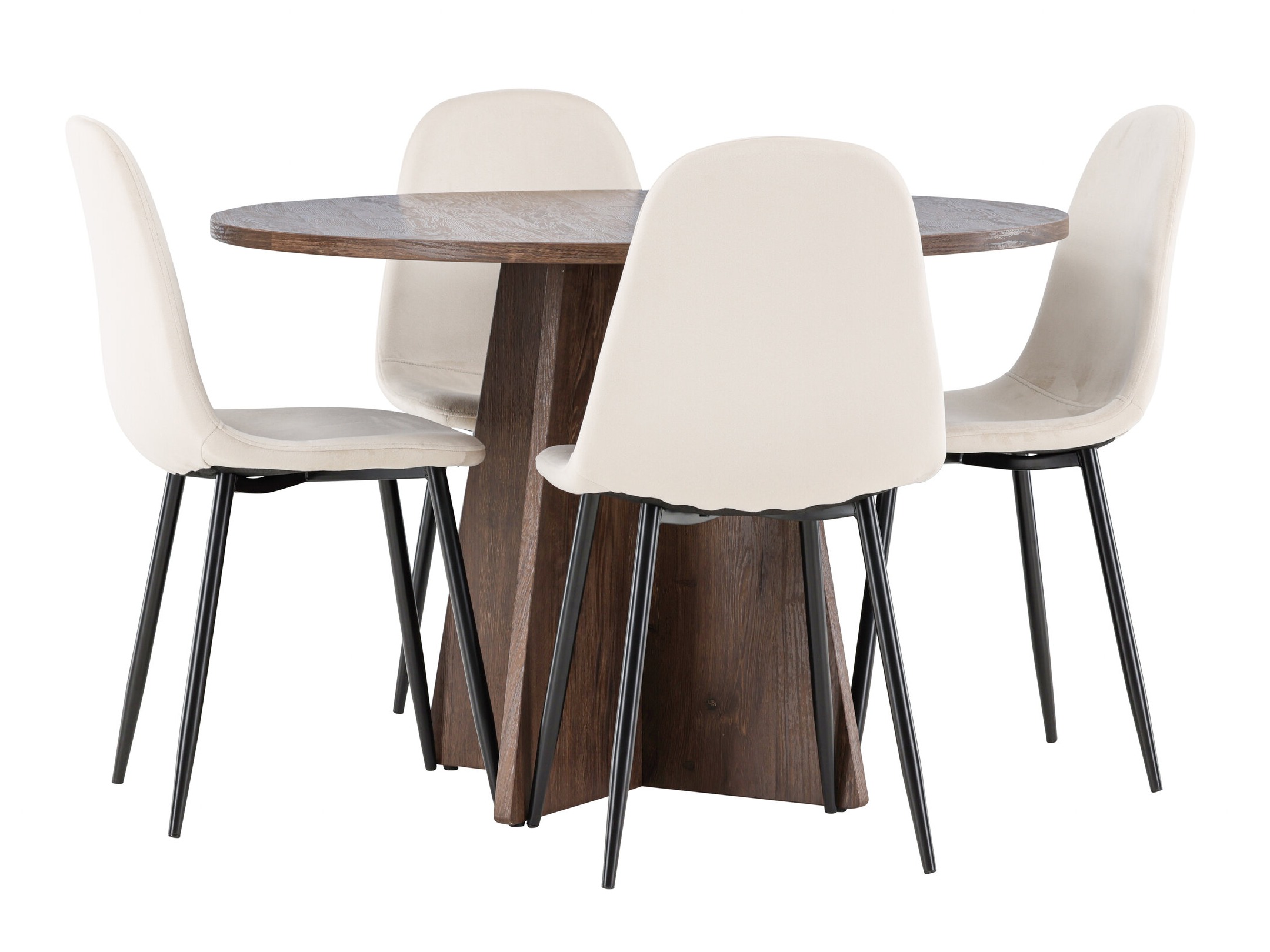 Conjunto de mesas y sillas para comedor Dallas 5009 (Beige)