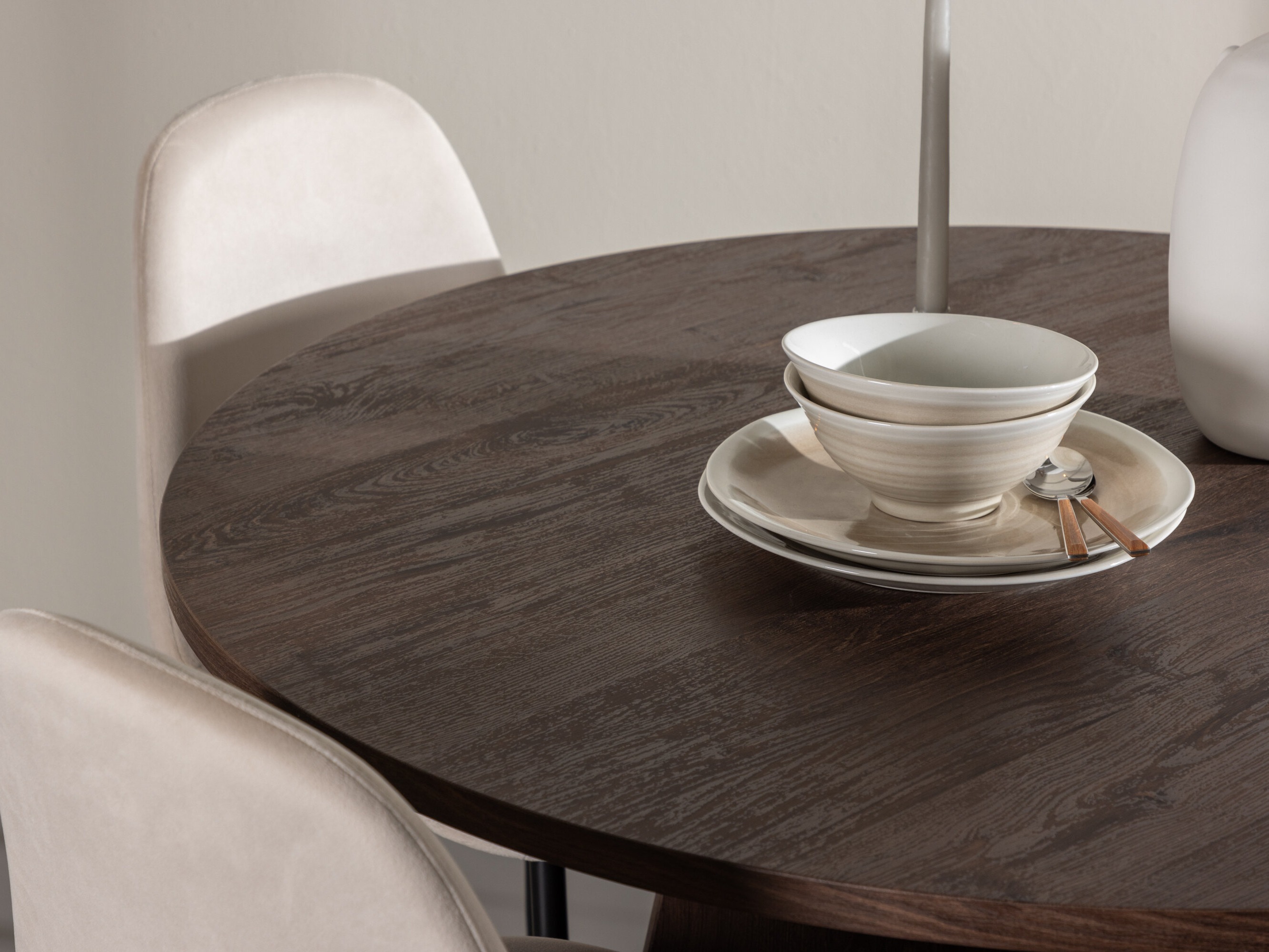 Conjunto de mesas y sillas para comedor Dallas 5009 (Beige)