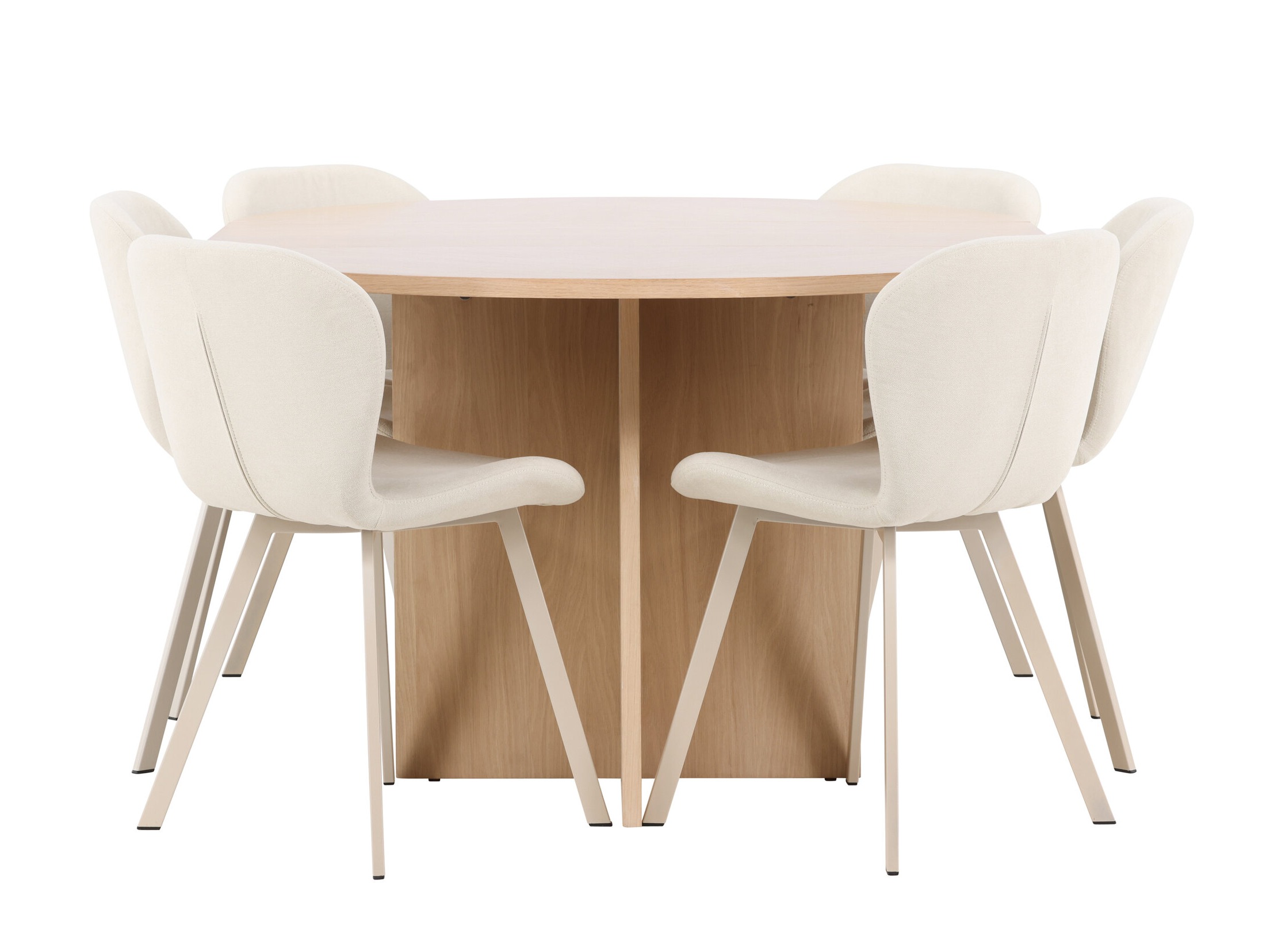 Conjunto de mesas y sillas para comedor Dallas 5010 (Roble)