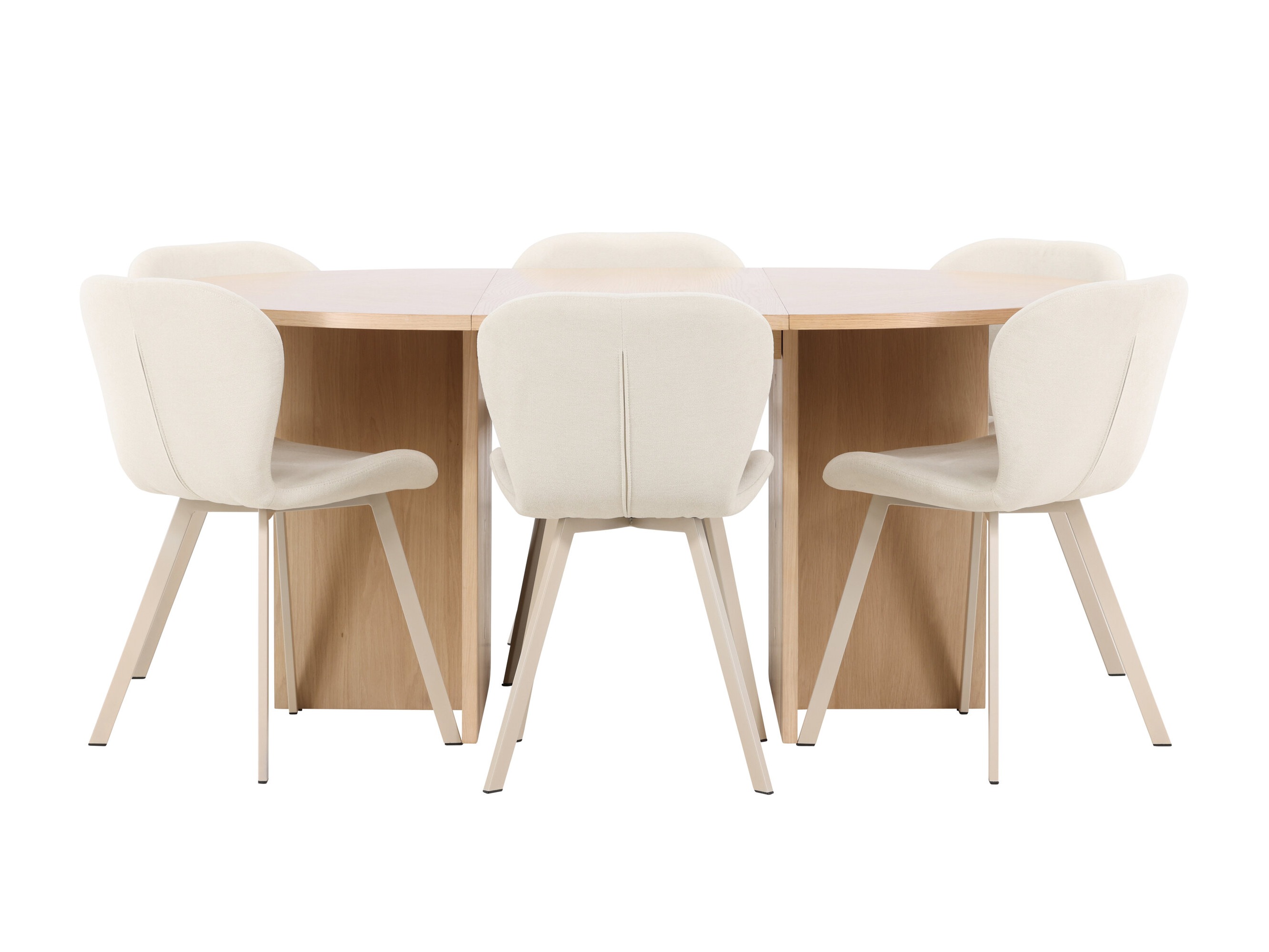 Conjunto de mesas y sillas para comedor Dallas 5010 (Roble)