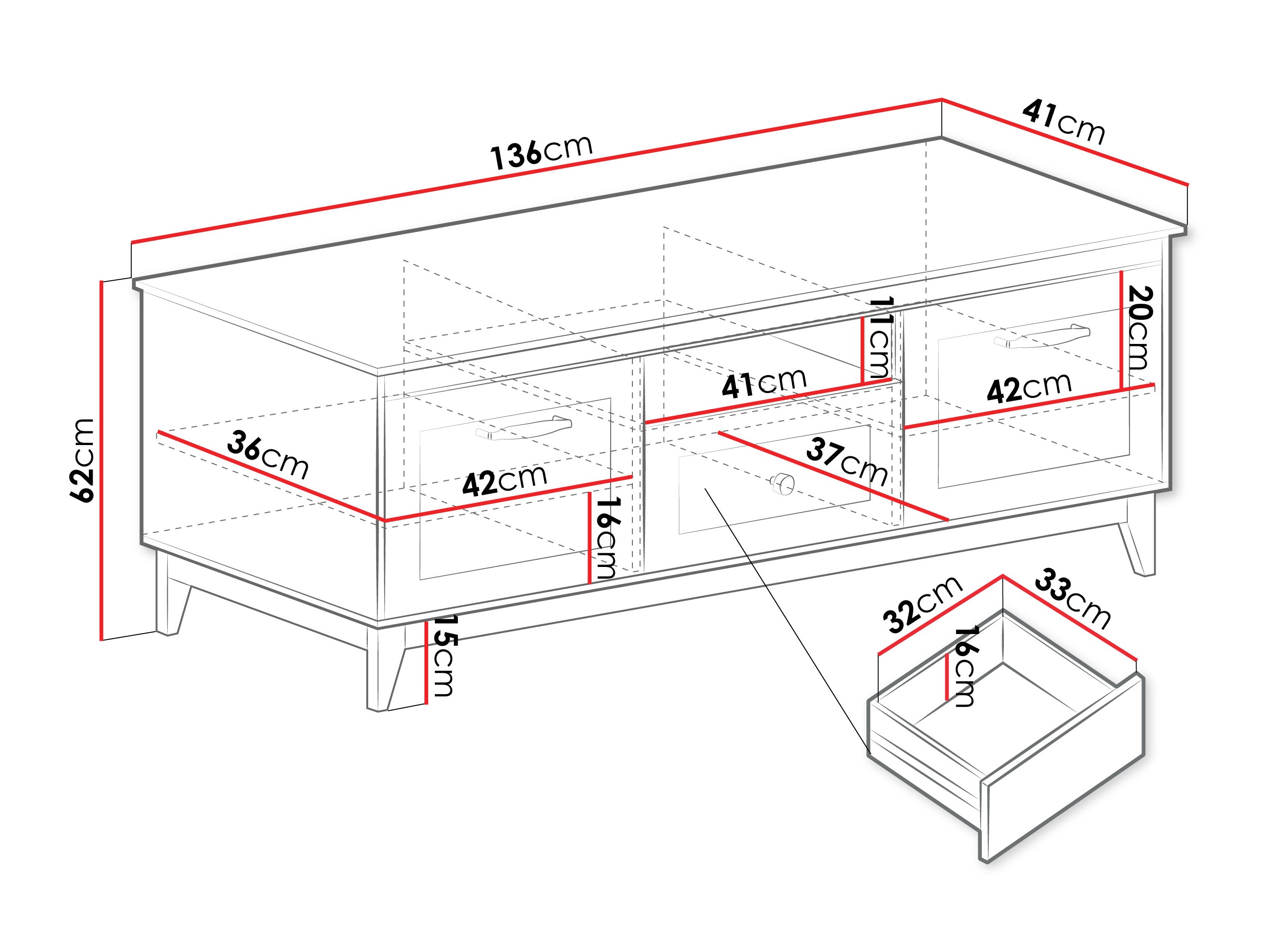 Mueble TV Sonfera 107