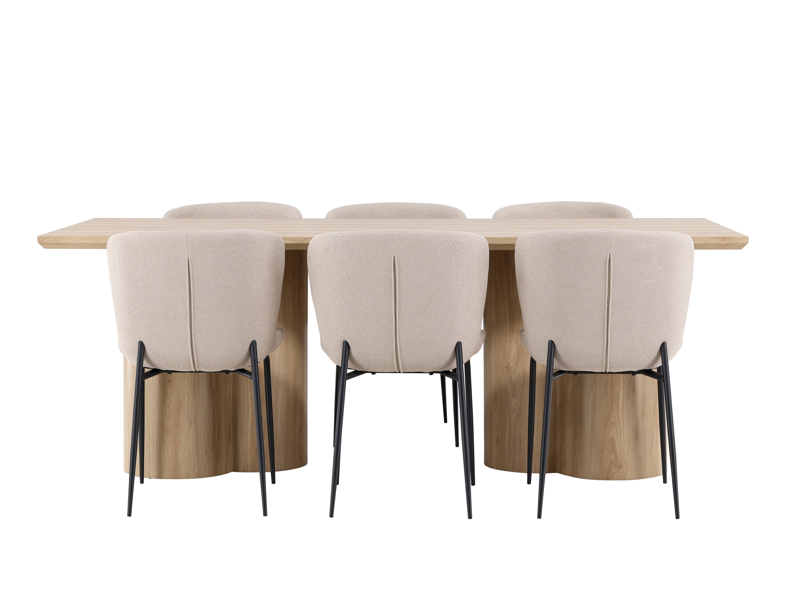 Conjunto de mesas y sillas para comedor Dallas 5021 (Beige)