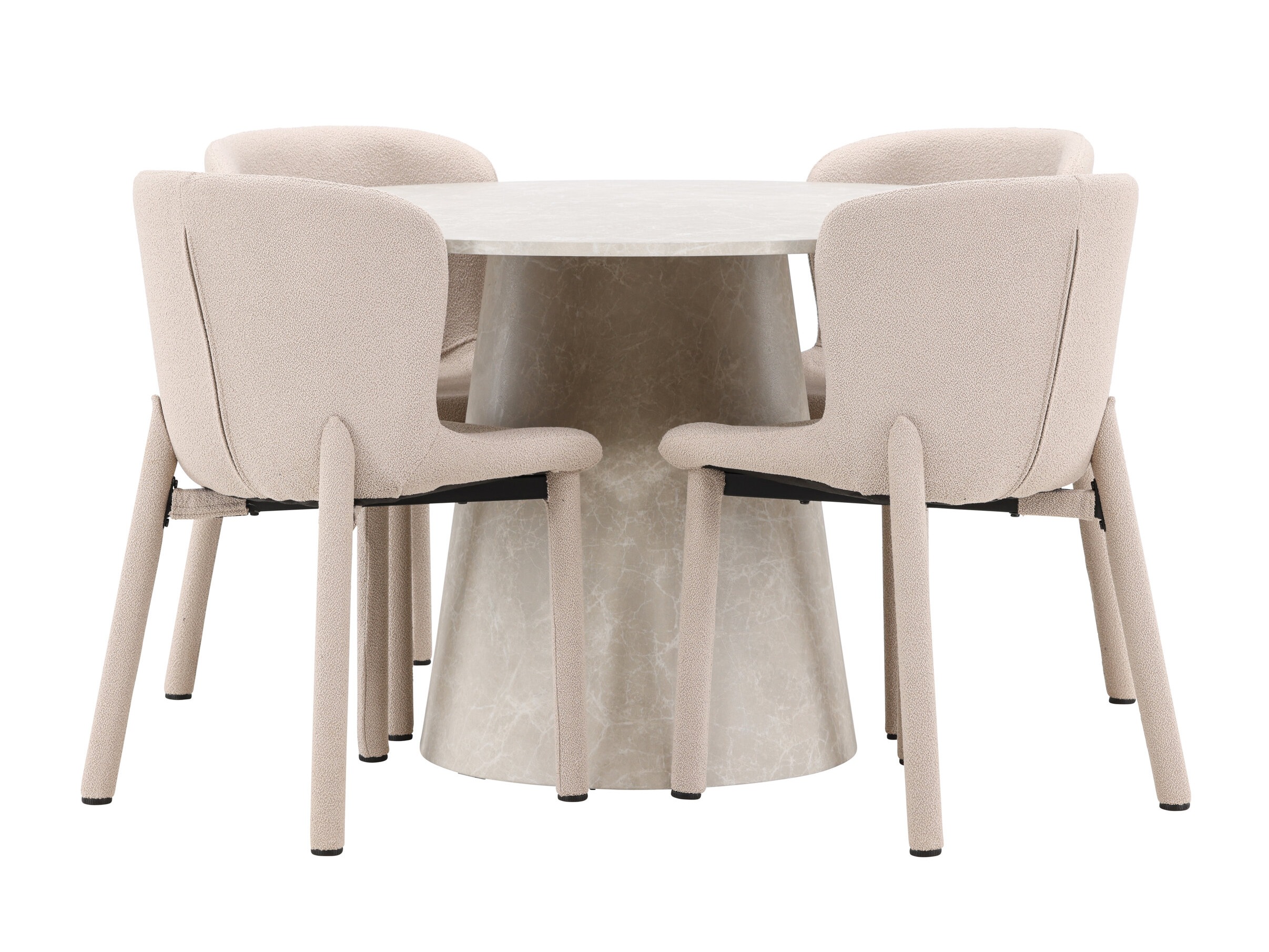 Conjunto de mesas y sillas para comedor Dallas 5023 (Beige)